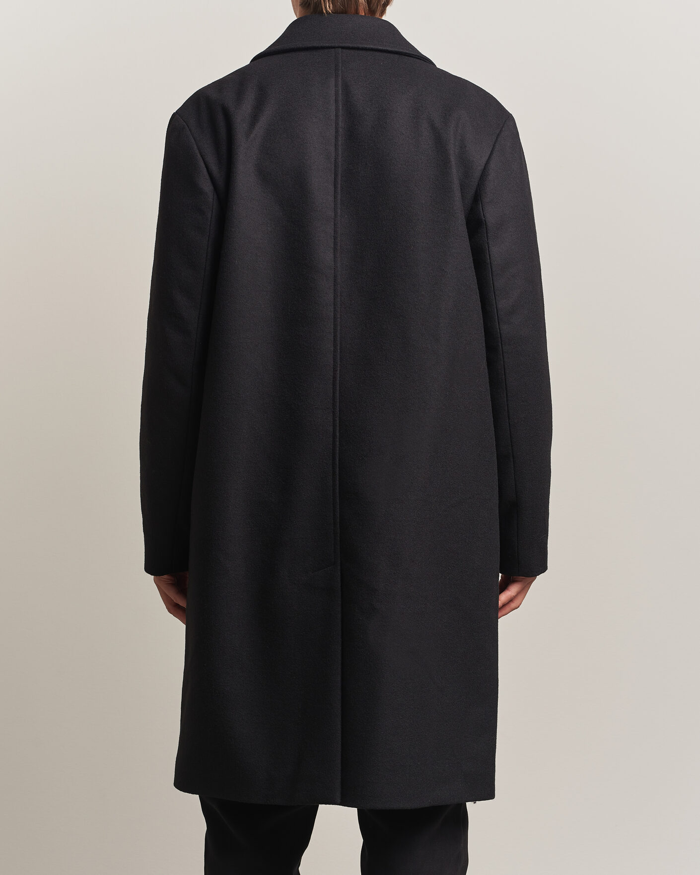 Herre | Jakker | A Day's March | Shamrock Wool Car Coat Black