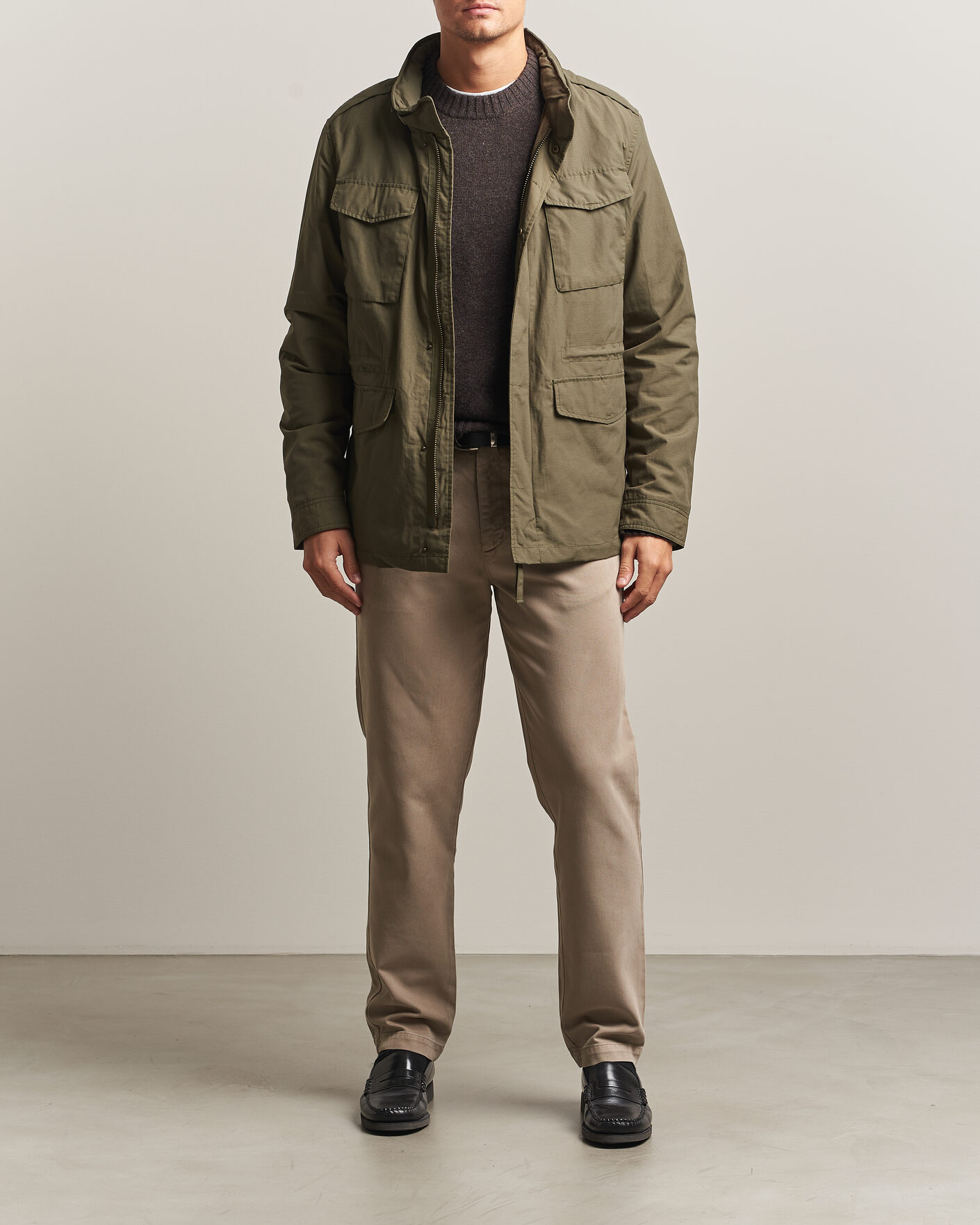 Herre | Jakker | A Day's March | Barnett M65 Jacket Olive