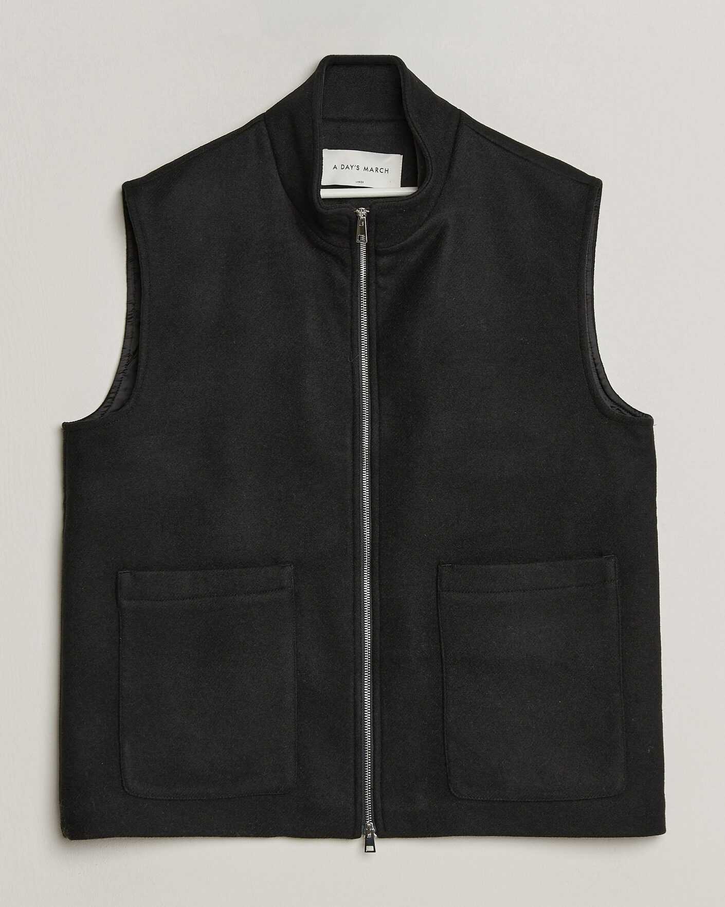Herre | Veste | A Day's March | Canora Lined Wool Vest Black