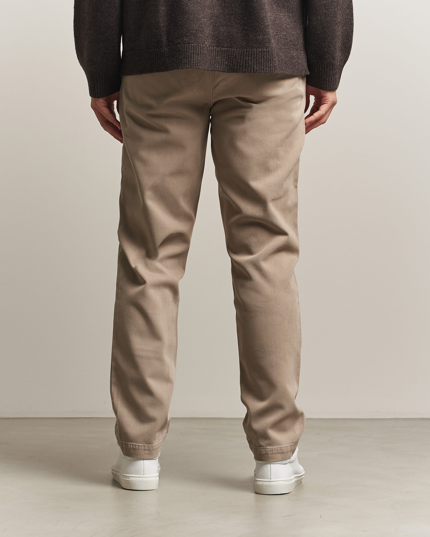 Herre | Bukser | A Day's March | Miller Cotton/Lyocell Trousers Greige