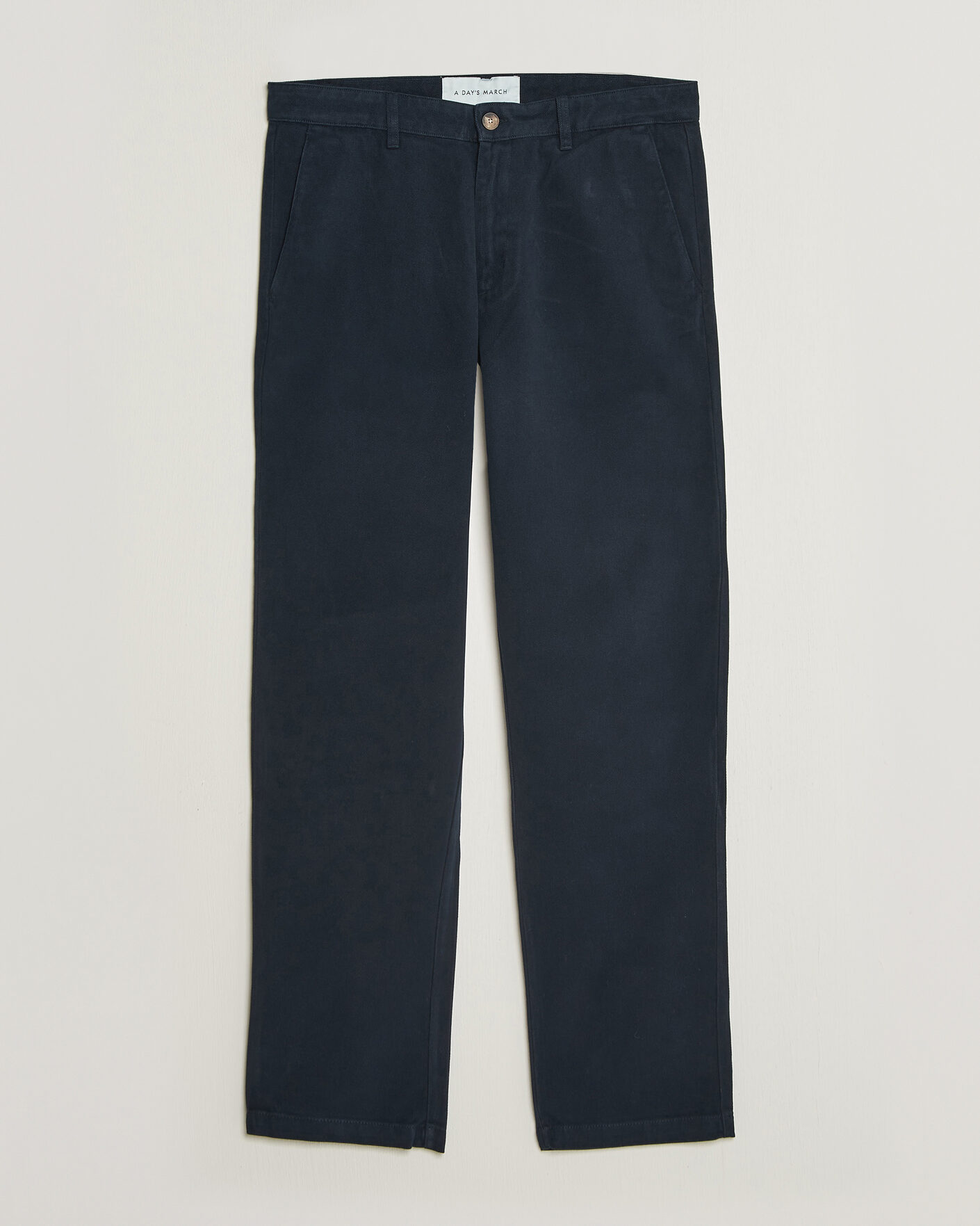 Herre | Bukser | A Day's March | Miller Cotton/Lyocell Trousers Navy