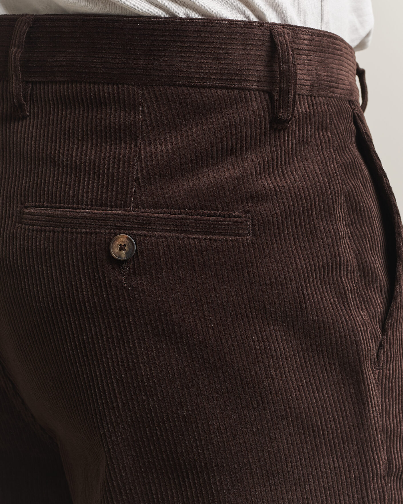 Herre | Bukser | A Day's March | Redwood Corduroy Trousers Dark Brown