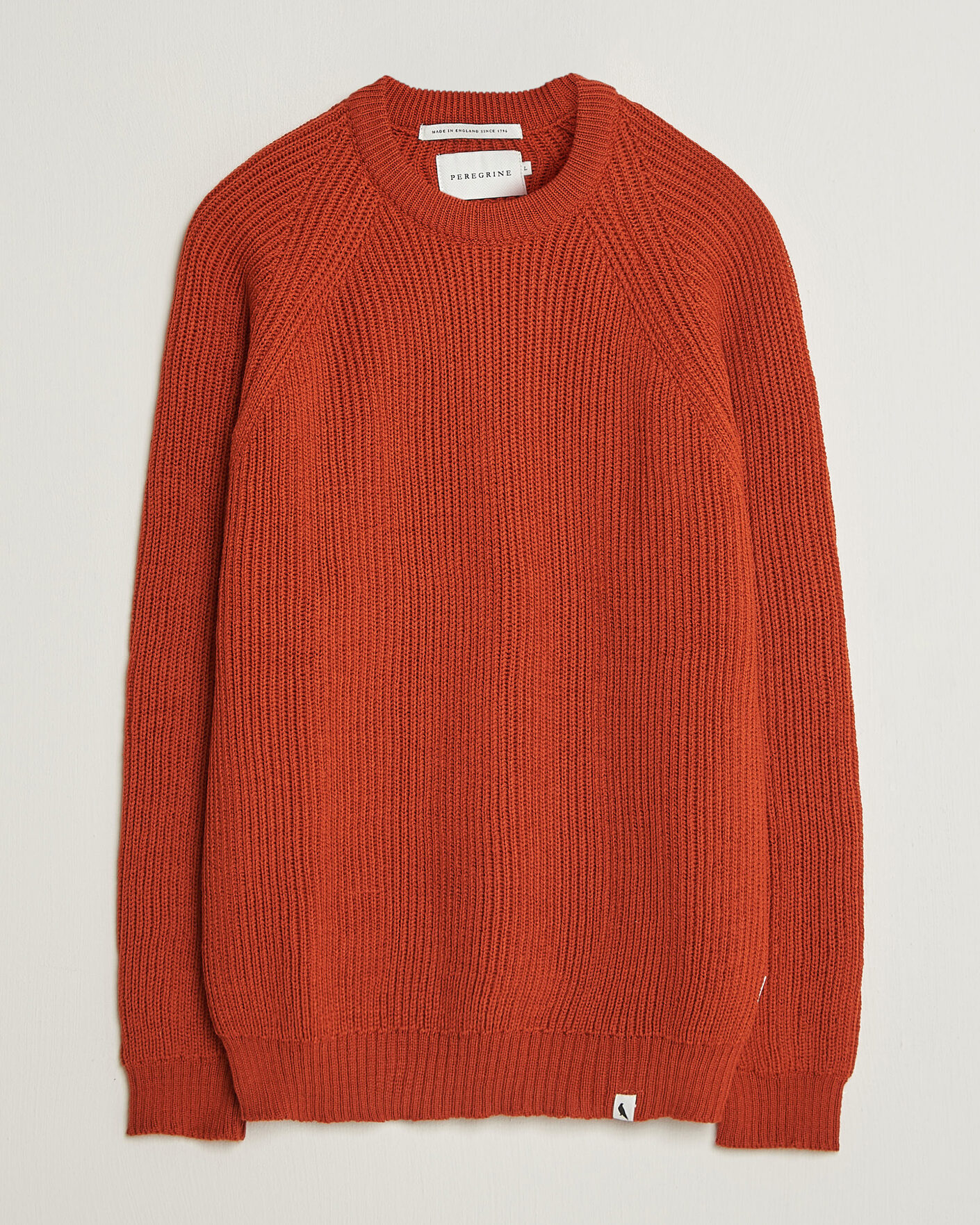 Herre | Trøjer | Peregrine | Ford Knitted Wool Jumper Orange