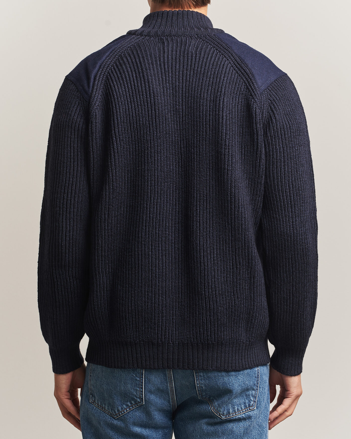 Herre | Trøjer | Peregrine | Foxton Quarter Zip Jumperr Navy