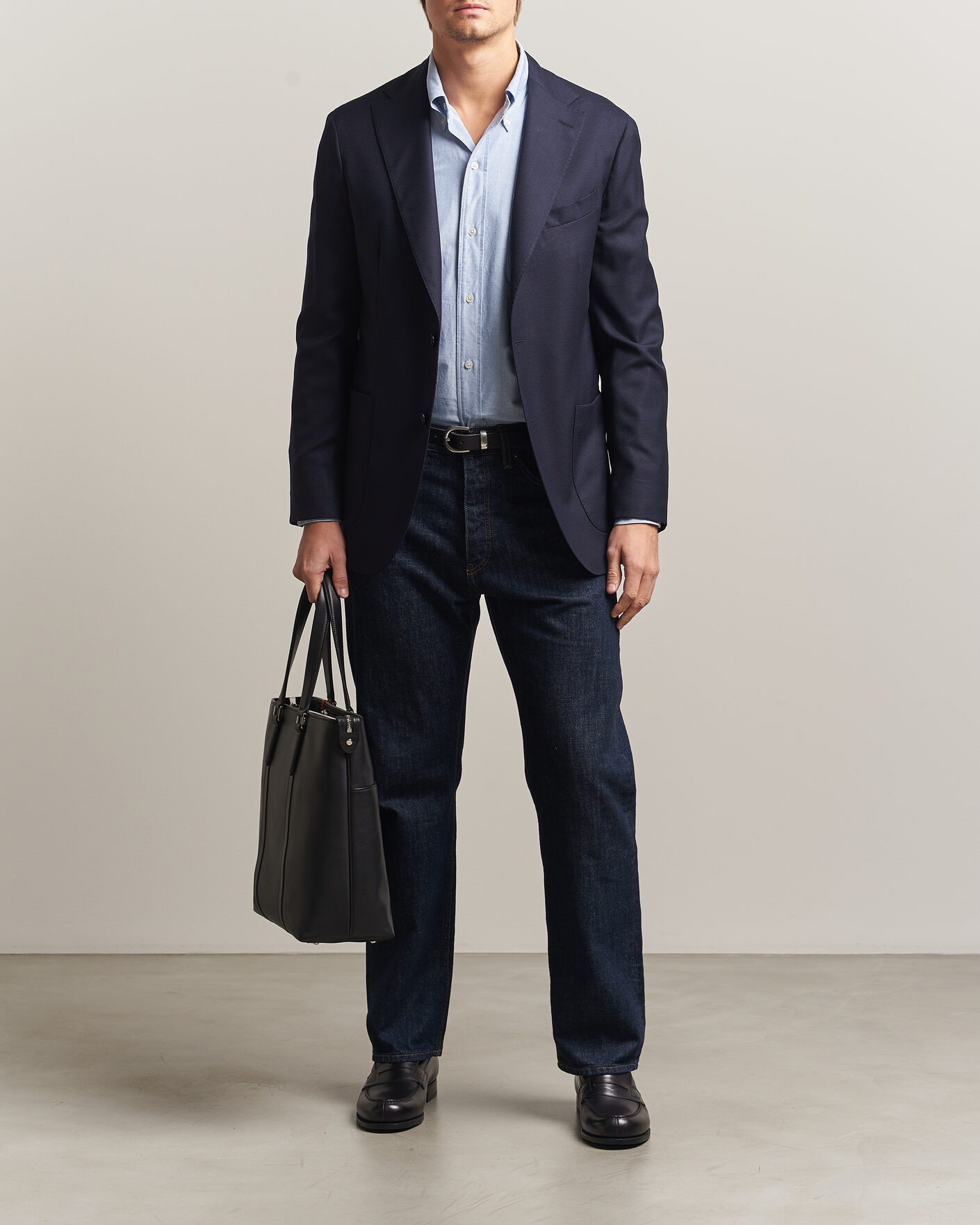 Herre | Blazere & jakker | Boglioli for Care of Carl | Boglioli K Jacket Exclusive Hopsack Blazer Navy