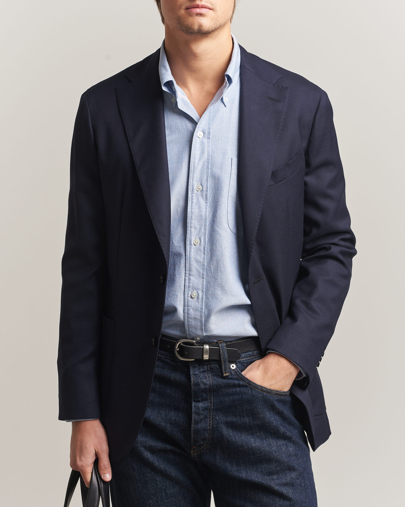 Herre | Blazere & jakker | Boglioli for Care of Carl | Boglioli K Jacket Exclusive Hopsack Blazer Navy