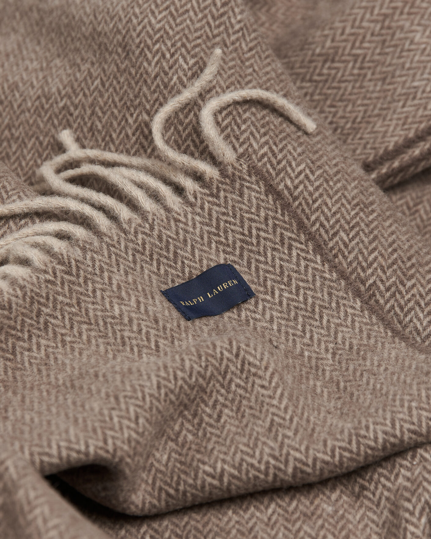 Herre | Tekstiler | Ralph Lauren Home | Jax Wool/Cashmere Throw Blanket Chocolate Brown