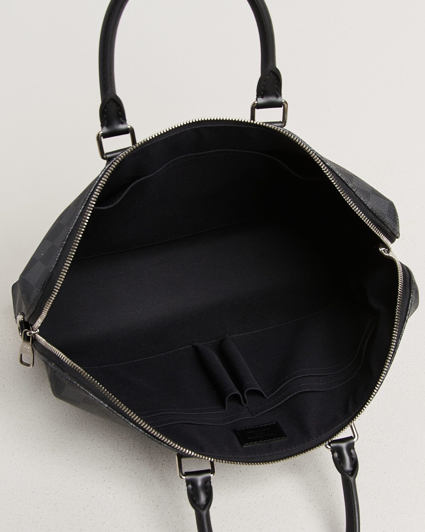 Herre | Pre-Owned & Vintage Bags | Louis Vuitton Pre-Owned | Porte Documents Bag Damier Graphite