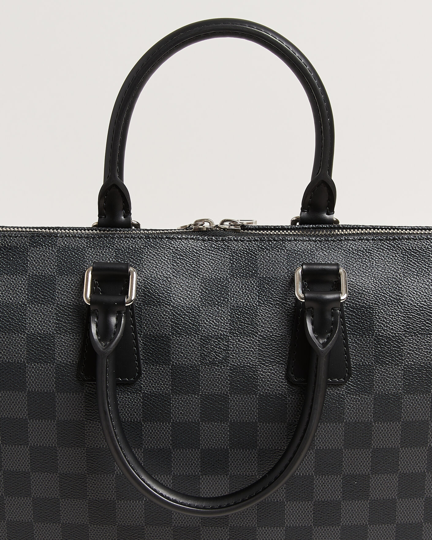 Herre | Pre-Owned & Vintage Bags | Louis Vuitton Pre-Owned | Porte Documents Bag Damier Graphite