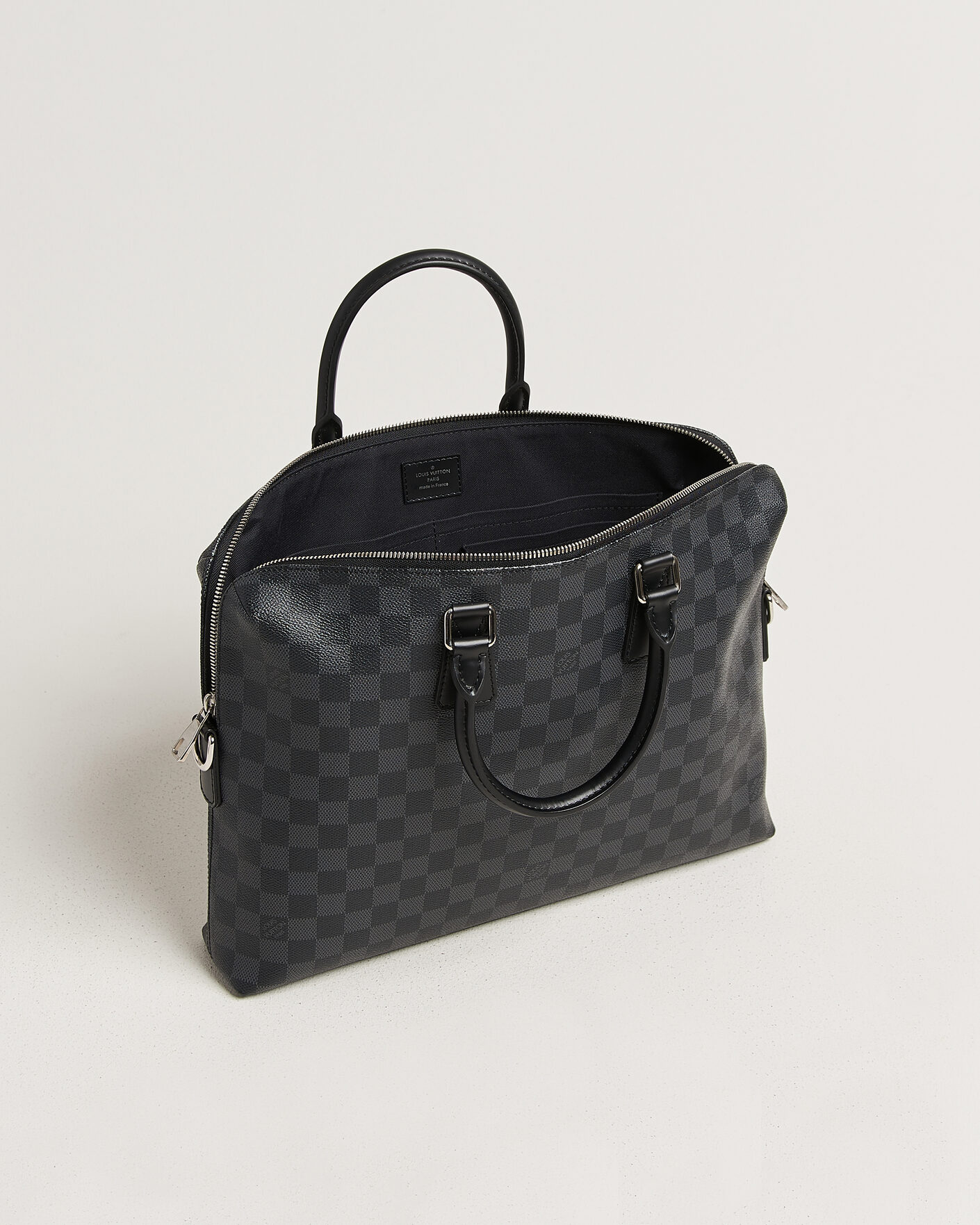 Herre | Pre-Owned & Vintage Bags | Louis Vuitton Pre-Owned | Porte Documents Bag Damier Graphite