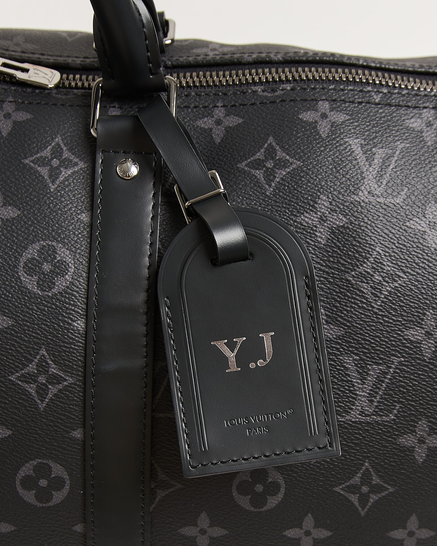 Herre | Pre-Owned & Vintage Bags | Louis Vuitton Pre-Owned | Keepall 55 Bandoulière Monogram Eclipse