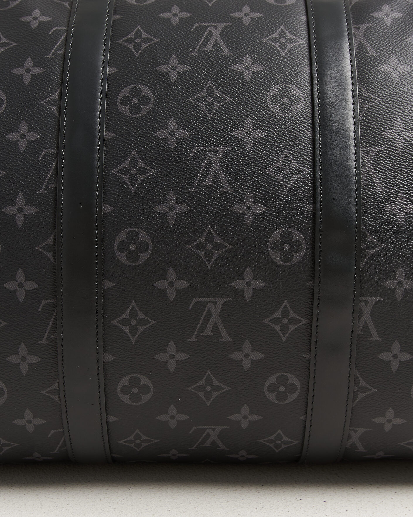 Herre | Pre-Owned & Vintage Bags | Louis Vuitton Pre-Owned | Keepall 55 Bandoulière Monogram Eclipse