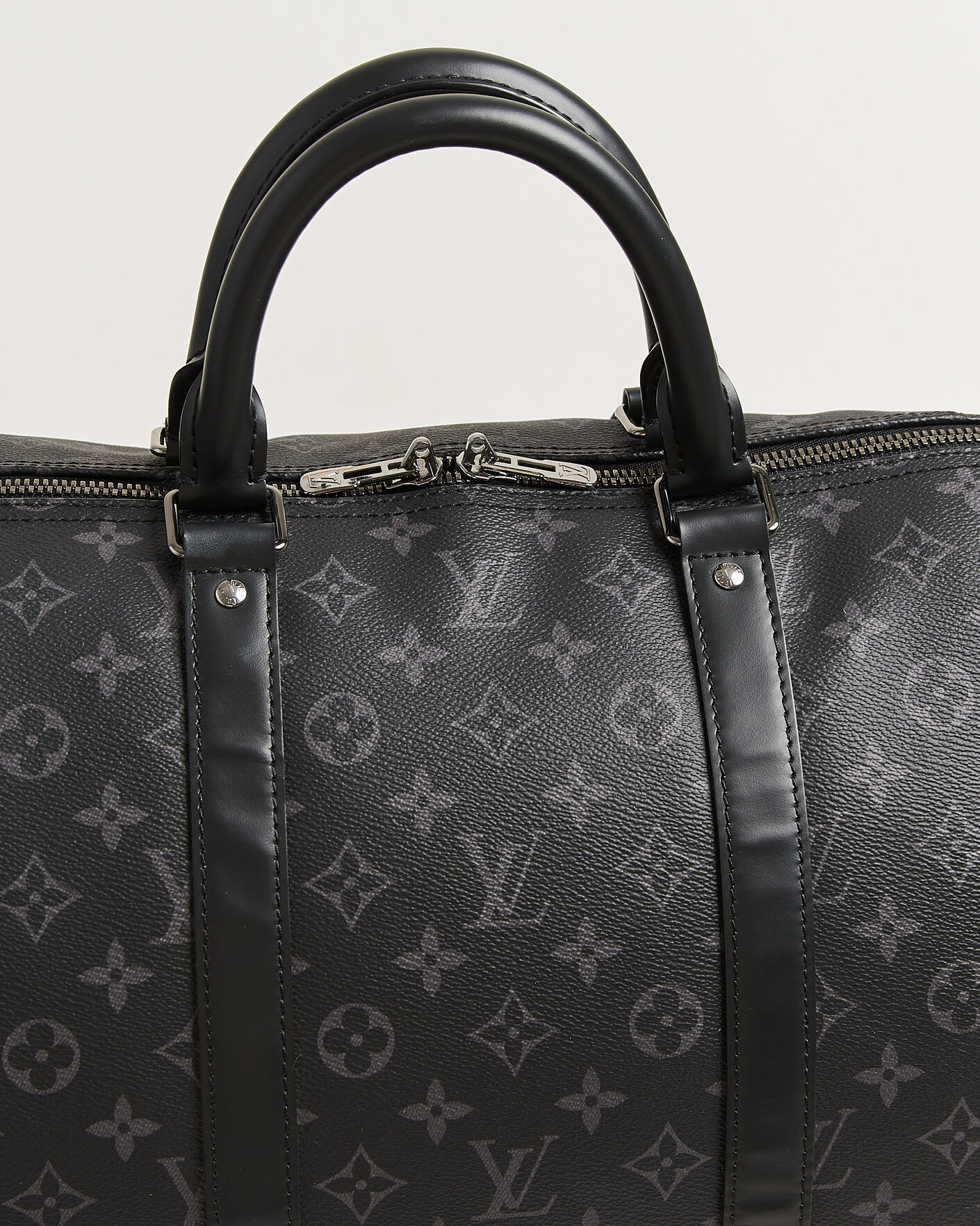 Herre | Pre-Owned & Vintage Bags | Louis Vuitton Pre-Owned | Keepall 55 Bandoulière Monogram Eclipse