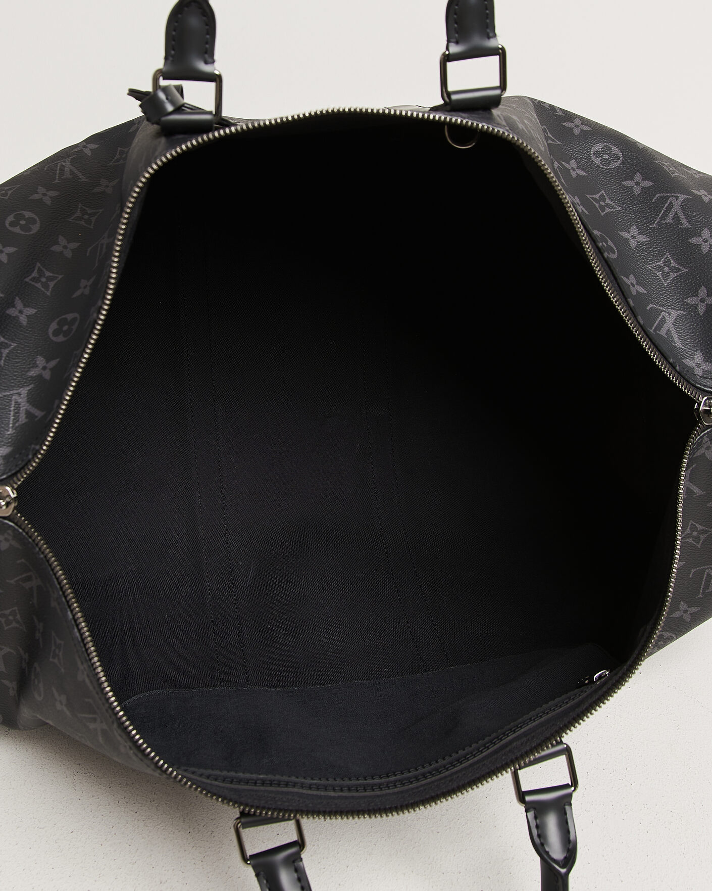 Herre | Pre-Owned & Vintage Bags | Louis Vuitton Pre-Owned | Keepall 55 Bandoulière Monogram Eclipse