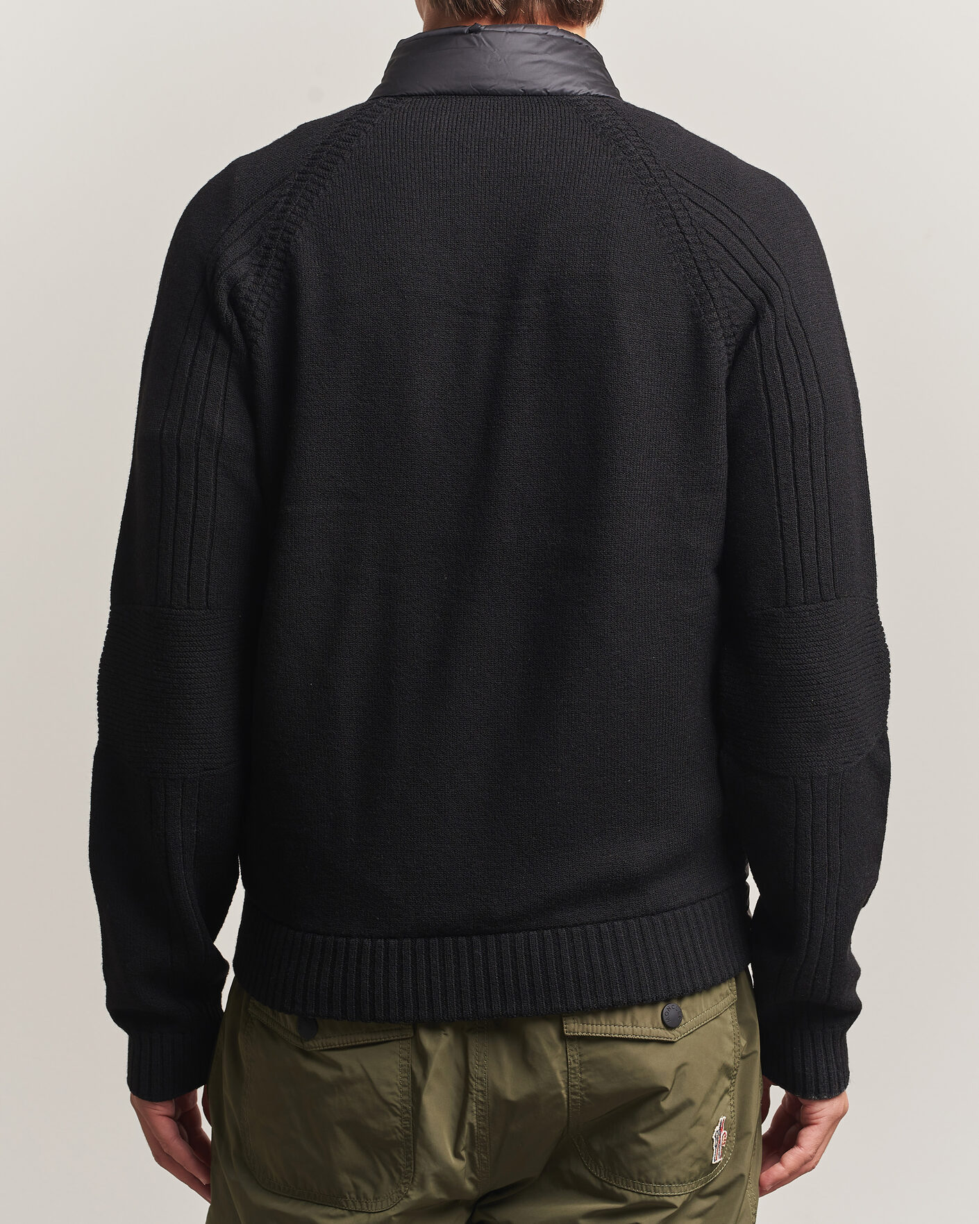 Herre | Jakker | Moncler Grenoble | Padded Hybrid Cardigan Black
