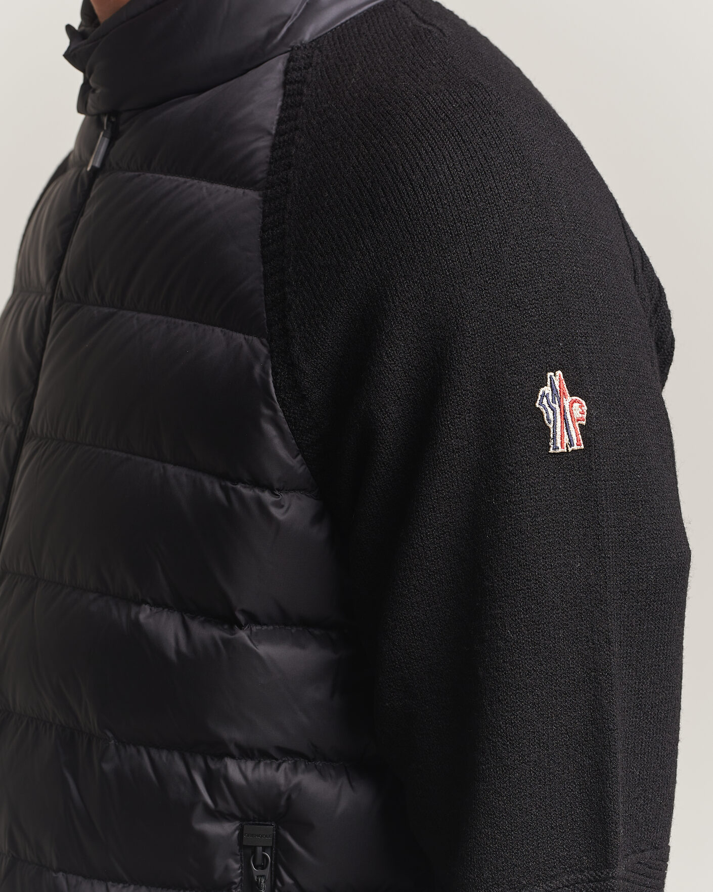 Herre | Jakker | Moncler Grenoble | Padded Hybrid Cardigan Black
