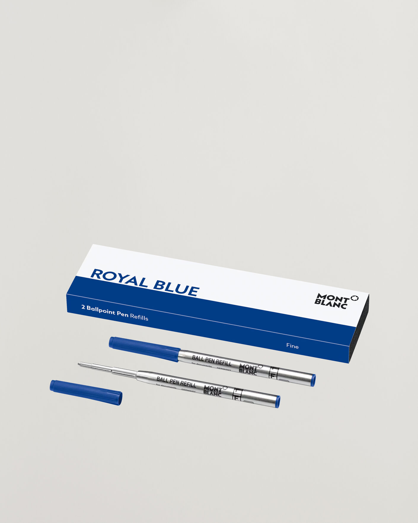 Herre | Penne | Montblanc | 2 Ballpoint Pen Refill Fine Royal Blue