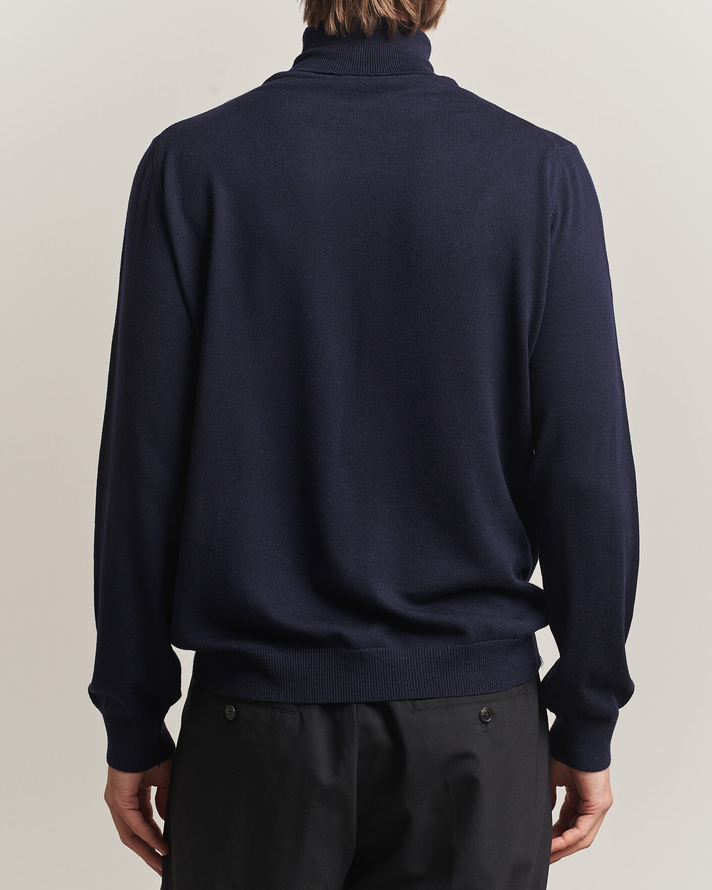 Herre | Trøjer | Filippa K | Merino Knitted Turtleneck Navy