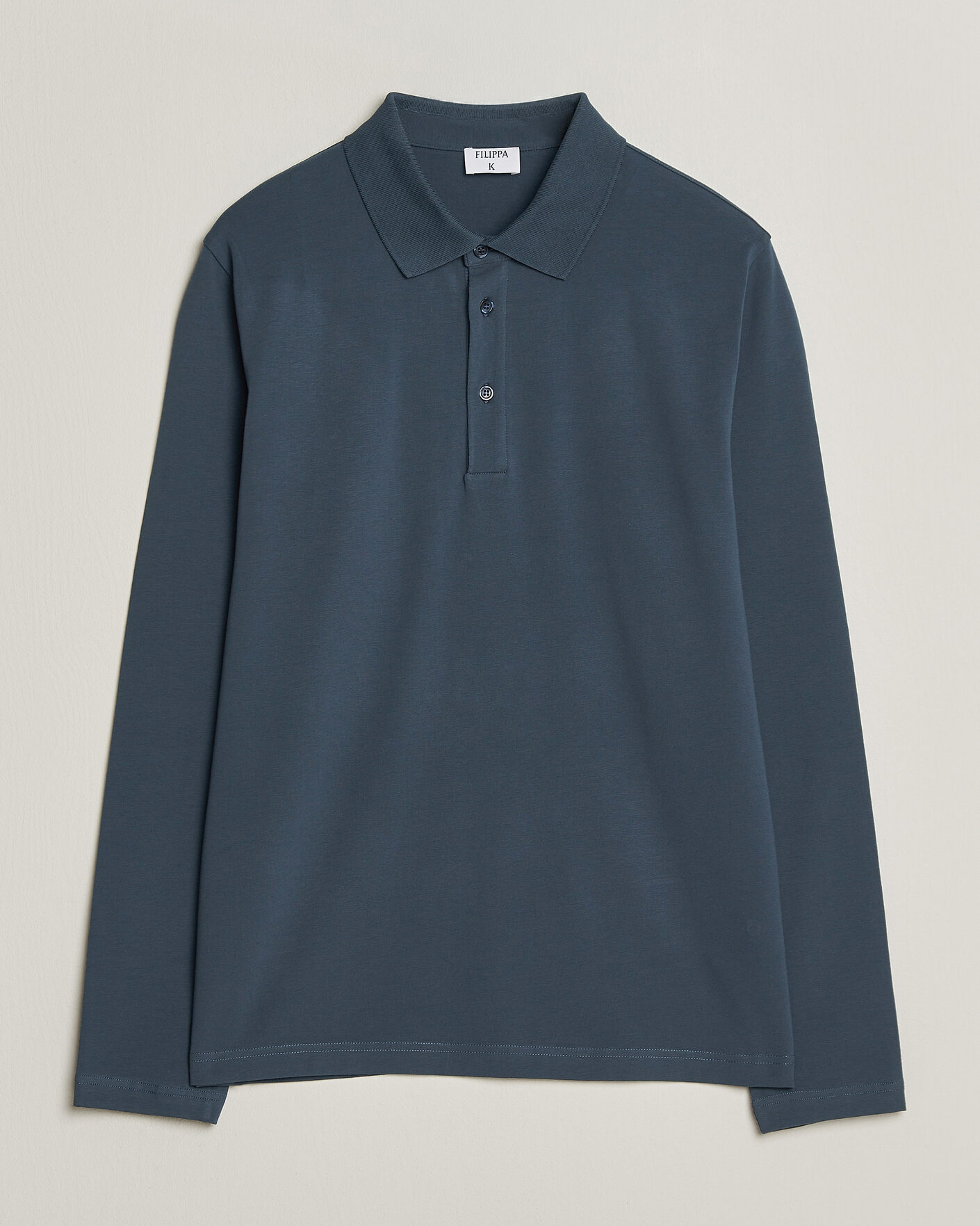 Herre | Polotrøjer | Filippa K | Luke Lycra Polo Shirt Stone Blue