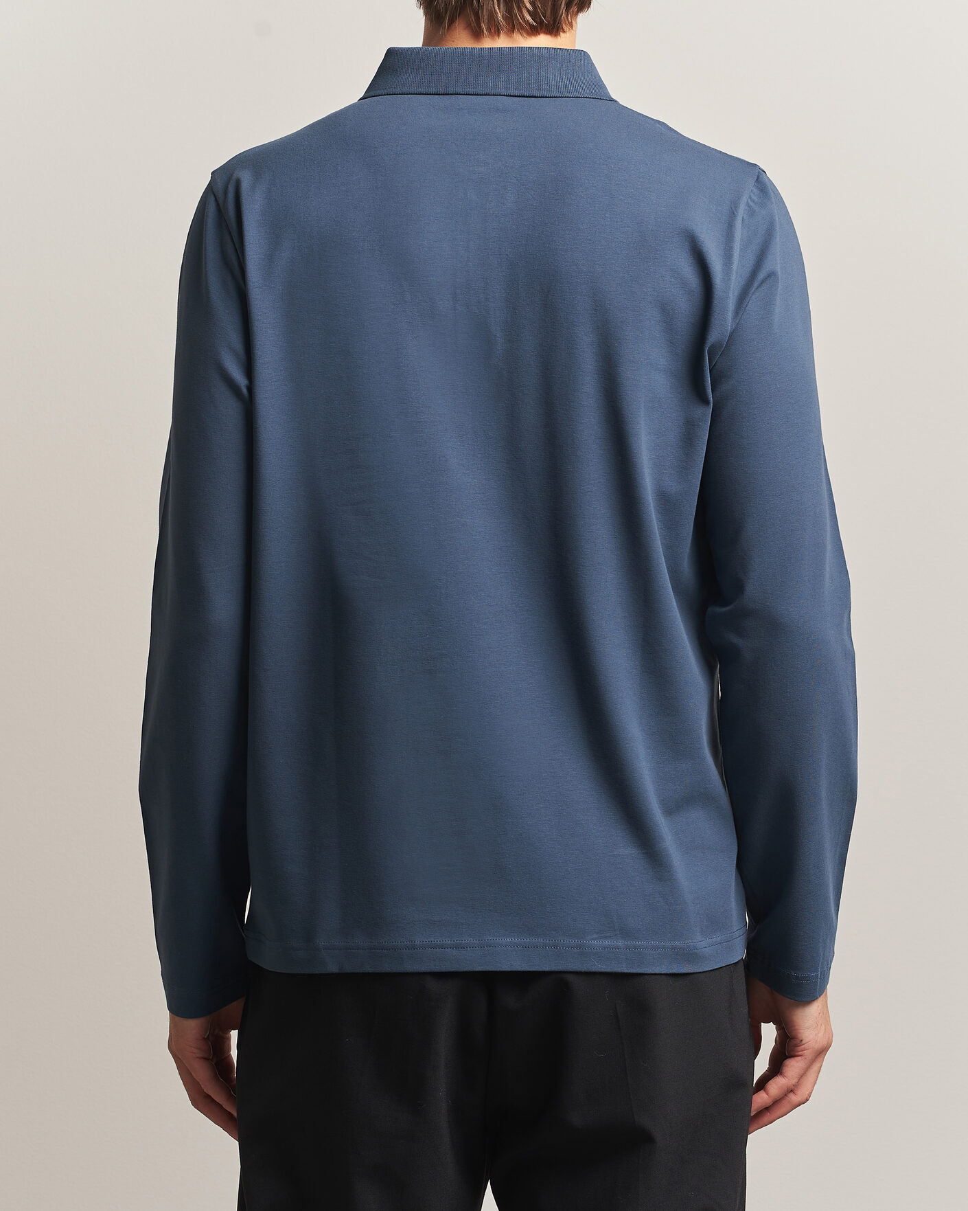 Herre | Polotrøjer | Filippa K | Luke Lycra Polo Shirt Stone Blue