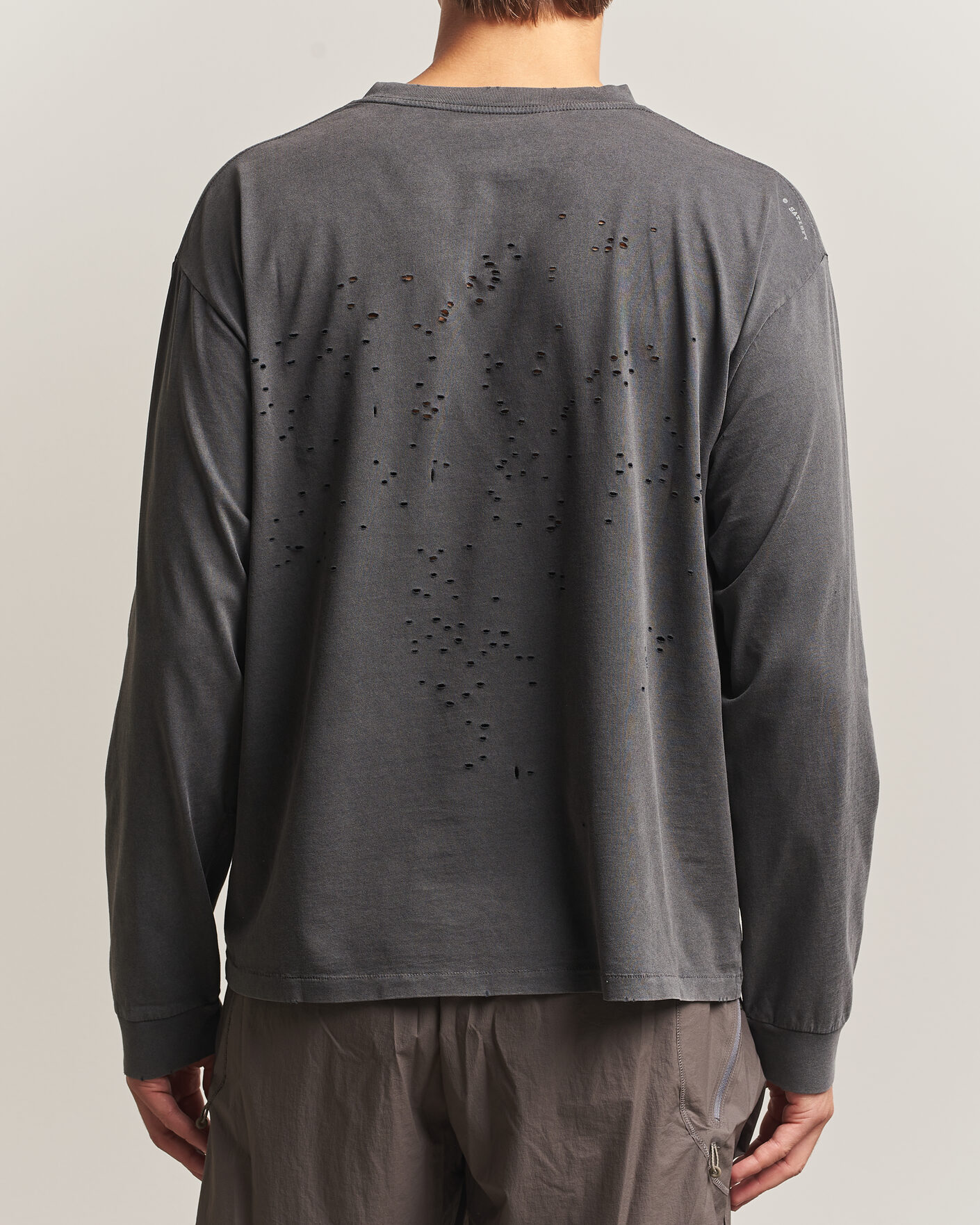 Herre | T-Shirts | Satisfy | MothTech Long Sleeve T-Shirt Aged Black