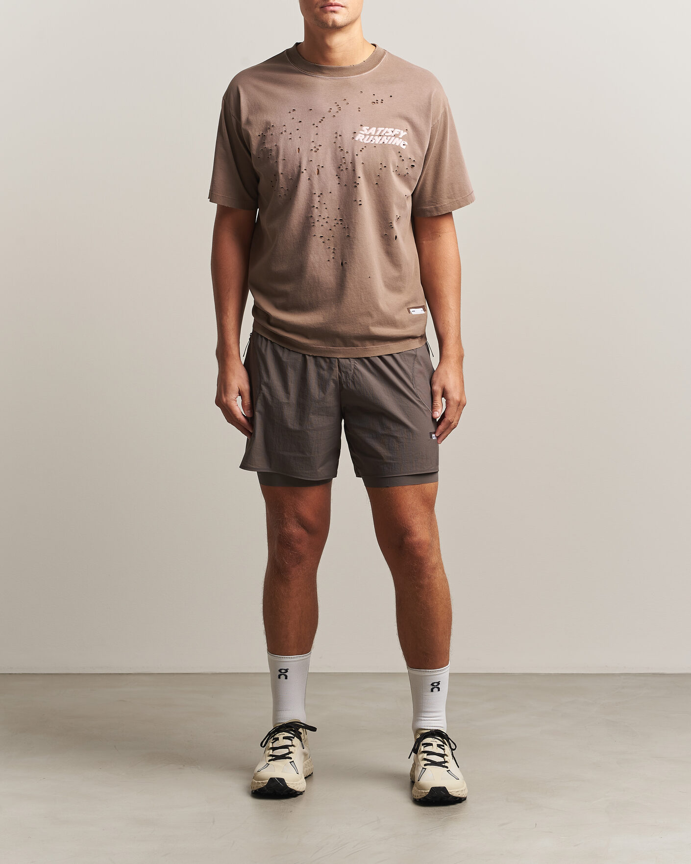 Herre | Shorts | Satisfy | Rippy Cordura 5 Inch Shorts Subterranean