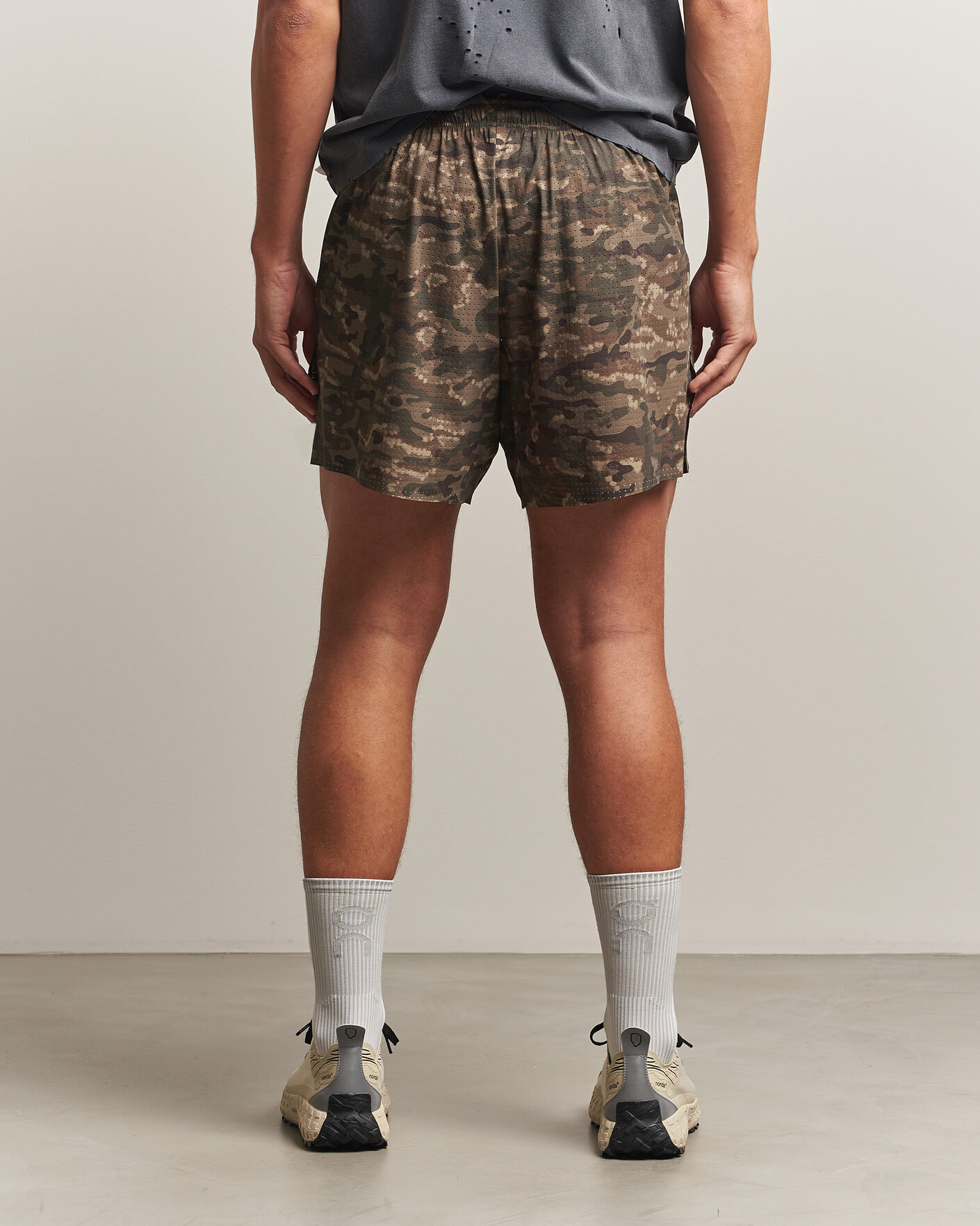 Herre | Shorts | Satisfy | Space-O 5 Inch Shorts Overland Trek Camo