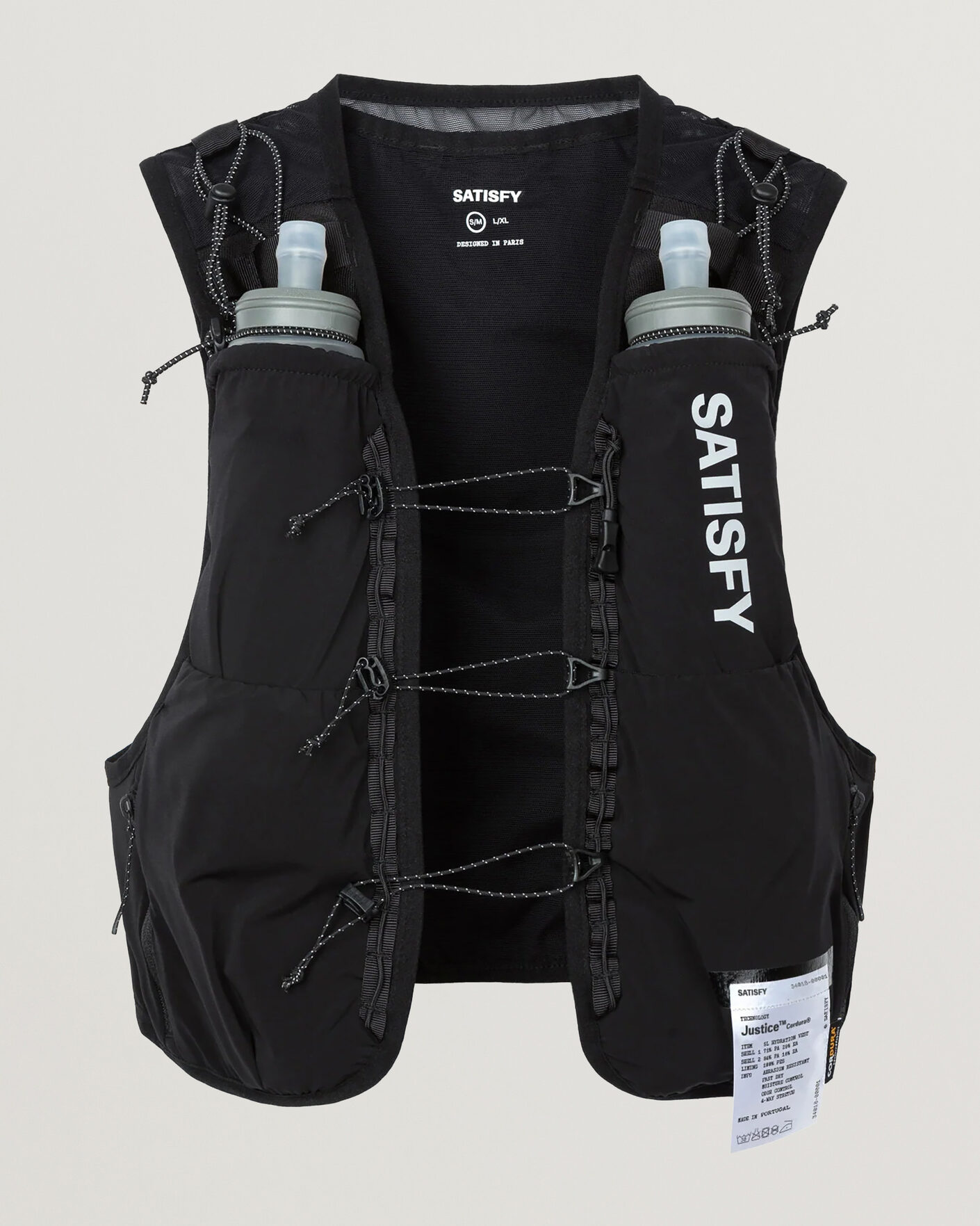 Herre | Activt tilbehør | Satisfy | TechSilk Drift Cordura 5L Hydration Vest Black