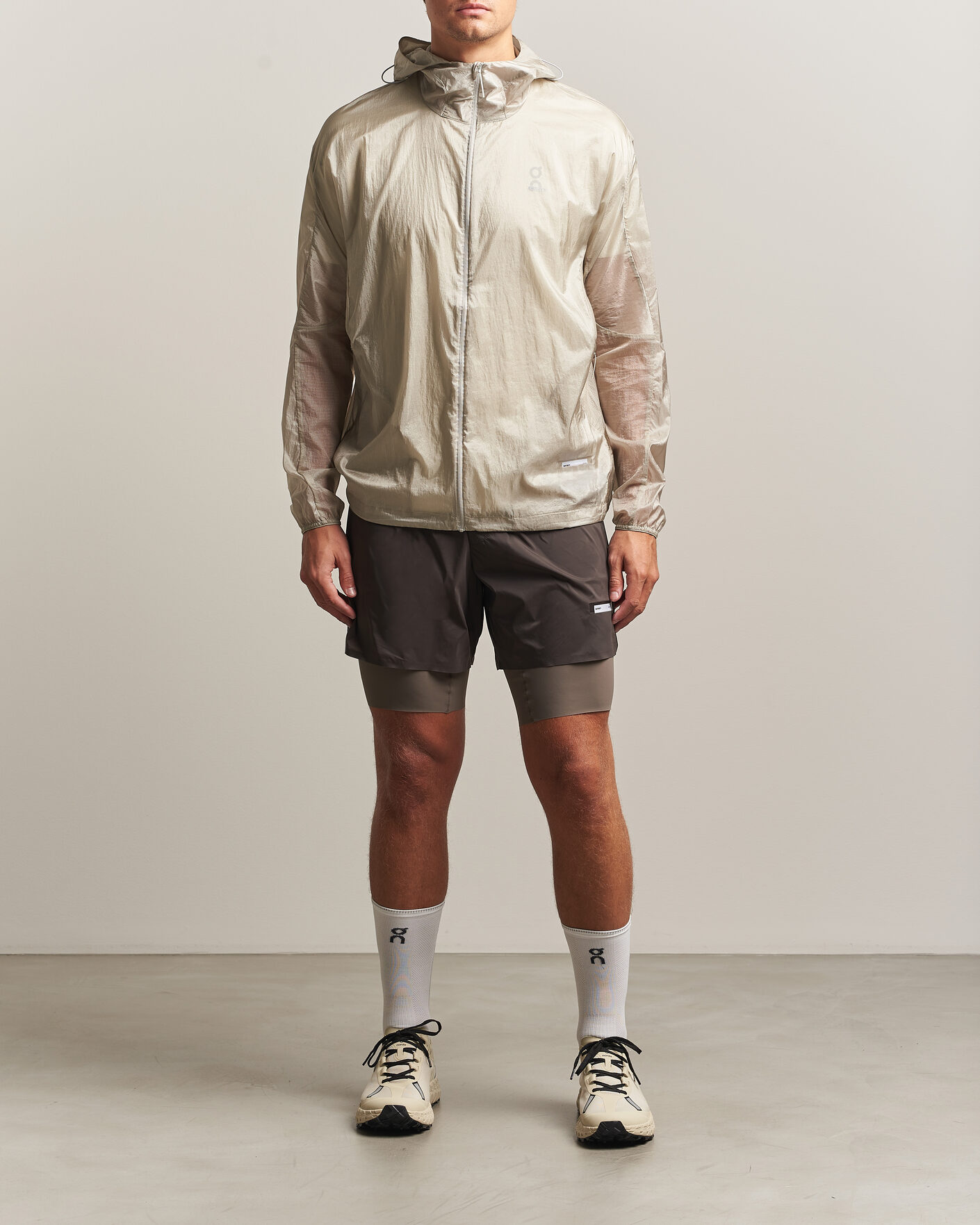 Herre | Shorts | Satisfy | TechSilk 8 Inch Shorts Quicksand