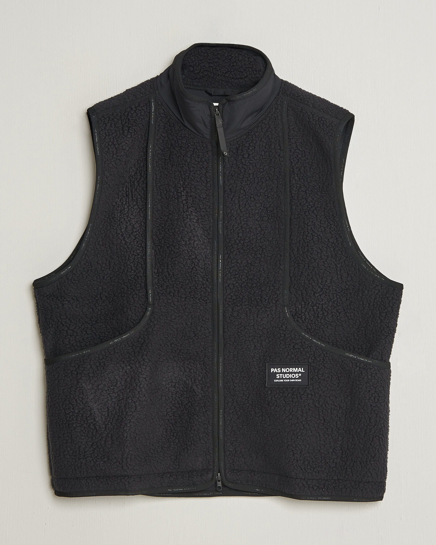 Herre | Trøjer | Pas Normal Studios | Off-Race Pile Fleece Black