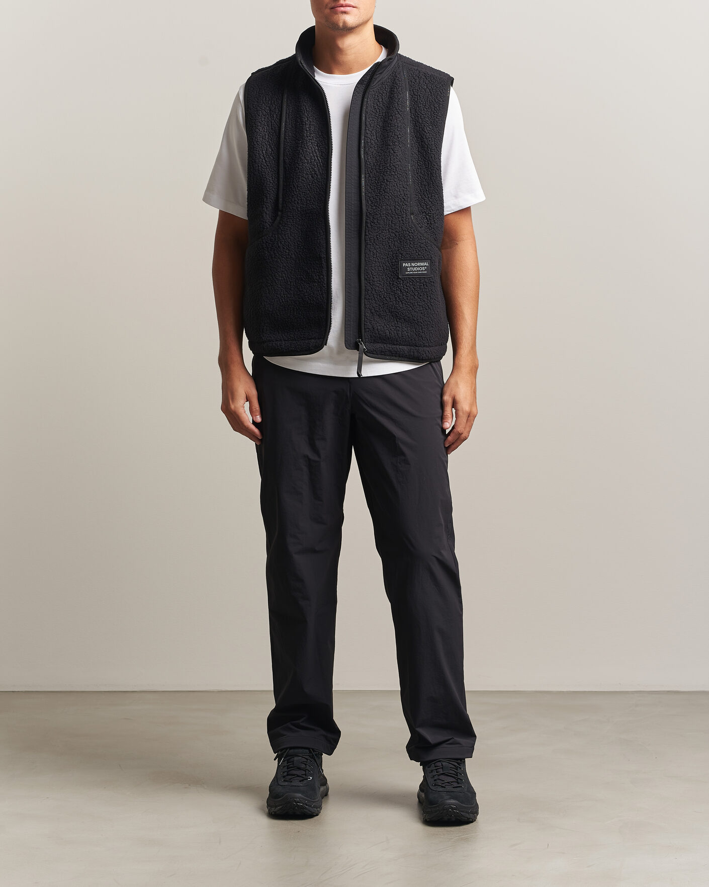 Herre | Trøjer | Pas Normal Studios | Off-Race Pile Fleece Black