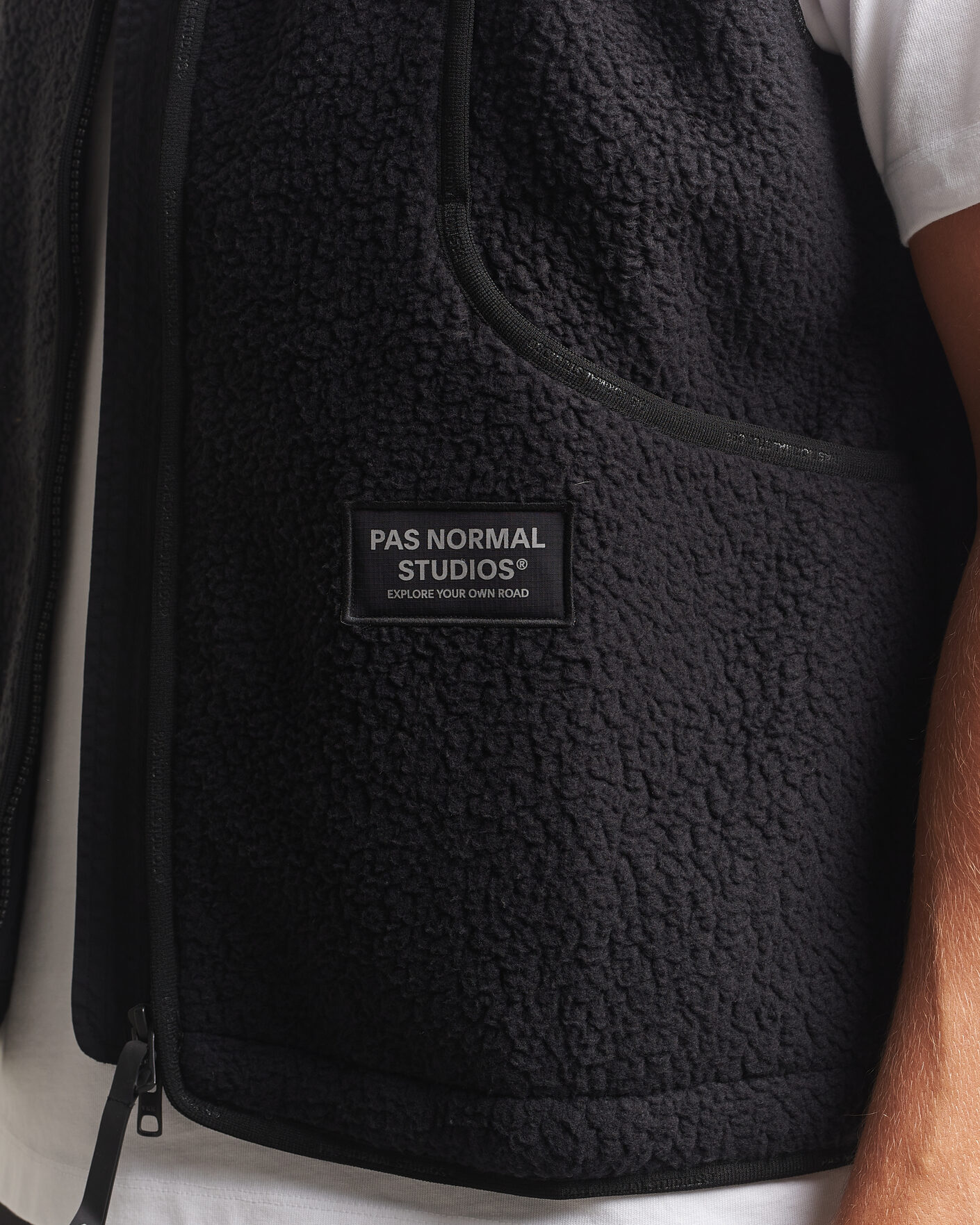 Herre | Trøjer | Pas Normal Studios | Off-Race Pile Fleece Black
