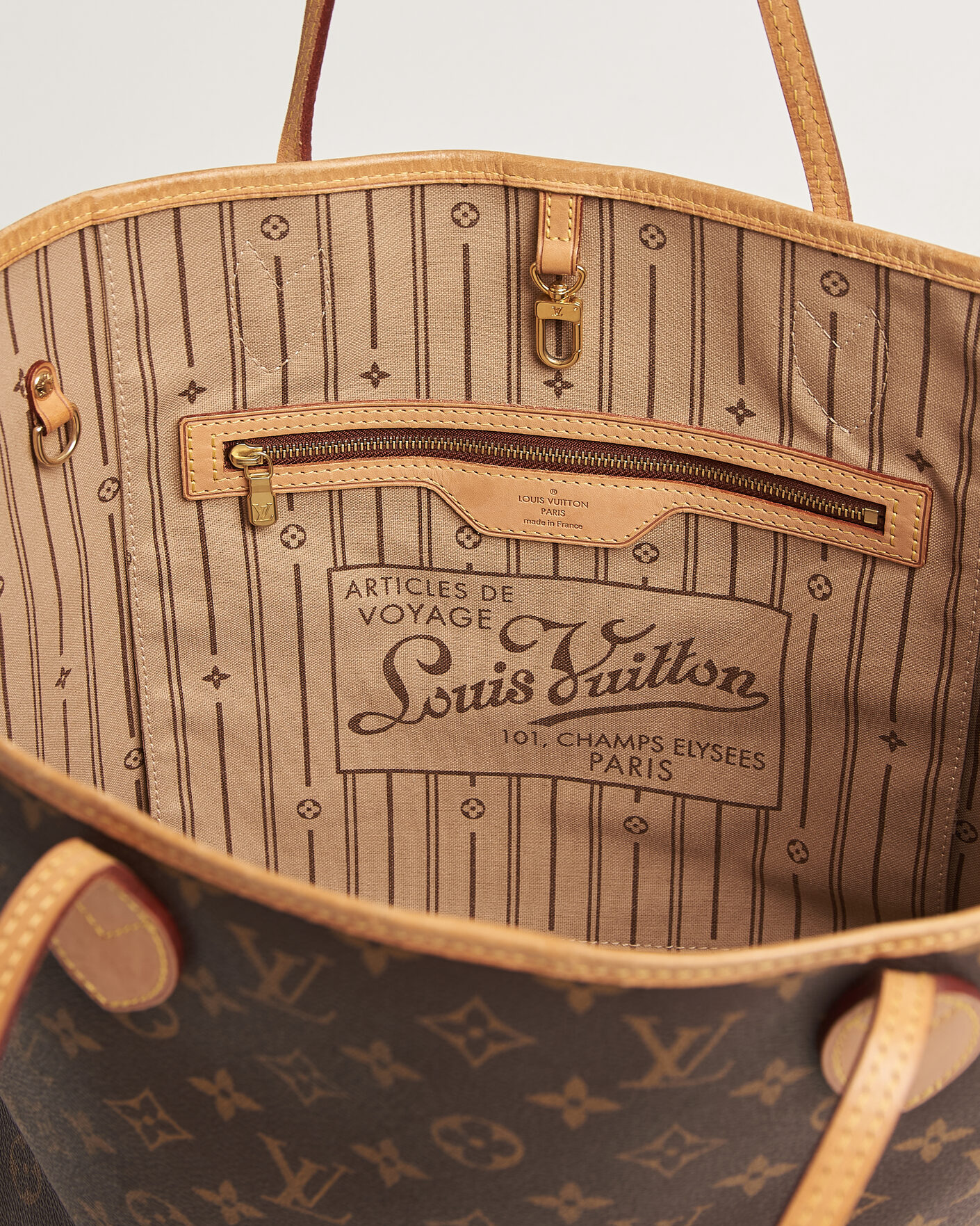 Herre | Pre-Owned & Vintage Bags | Louis Vuitton Pre-Owned | Neverfull MM Monogram