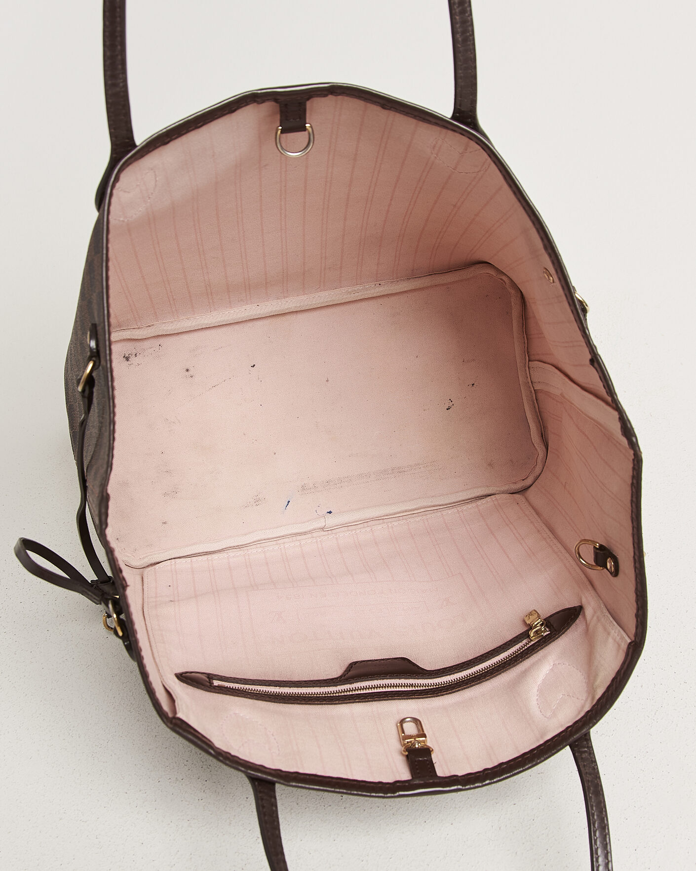Herre | Pre-Owned & Vintage Bags | Louis Vuitton Pre-Owned | Neverfull MM  Damier Ebene