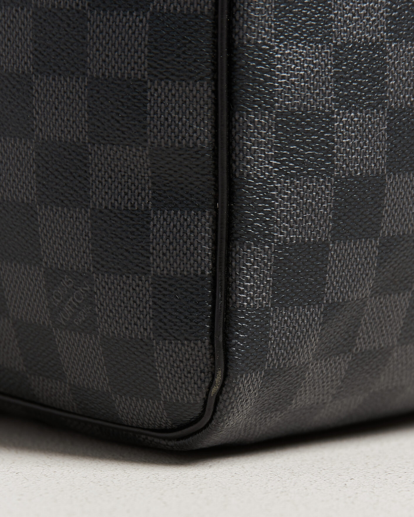 Herre | Pre-Owned & Vintage Bags | Louis Vuitton Pre-Owned | Keepall Bandouliére 55 Damier Graphite