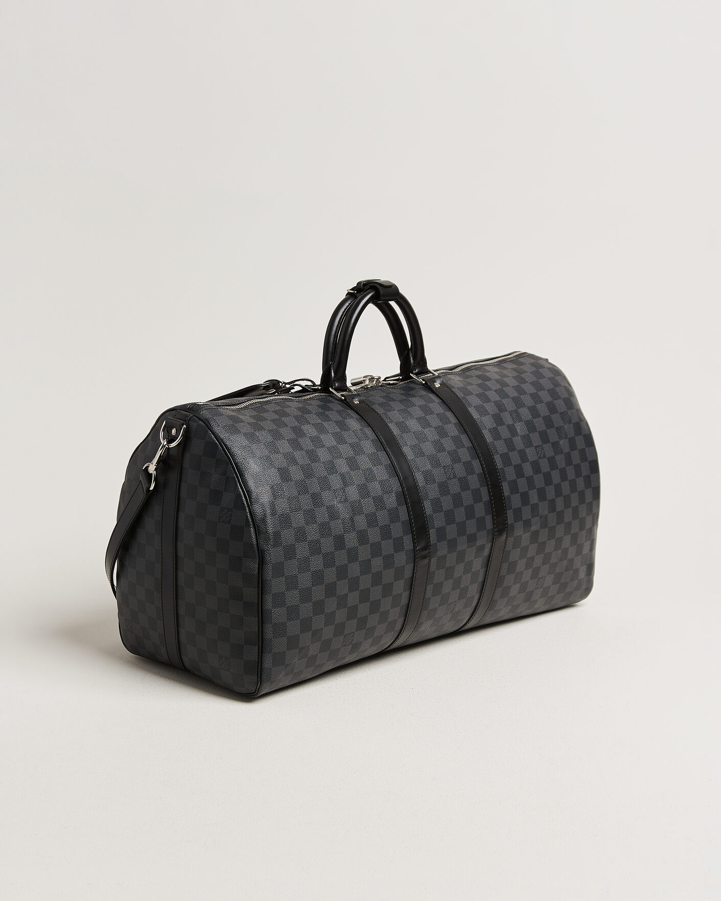 Herre | Pre-Owned & Vintage Bags | Louis Vuitton Pre-Owned | Keepall Bandouliére 55 Damier Graphite