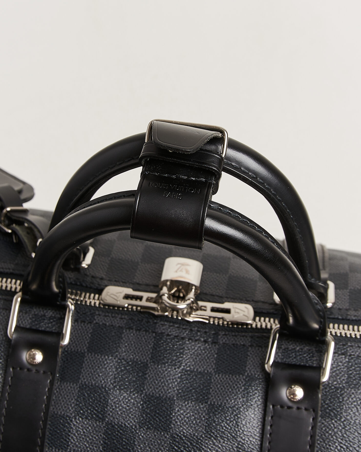 Herre | Pre-Owned & Vintage Bags | Louis Vuitton Pre-Owned | Keepall Bandouliére 55 Damier Graphite