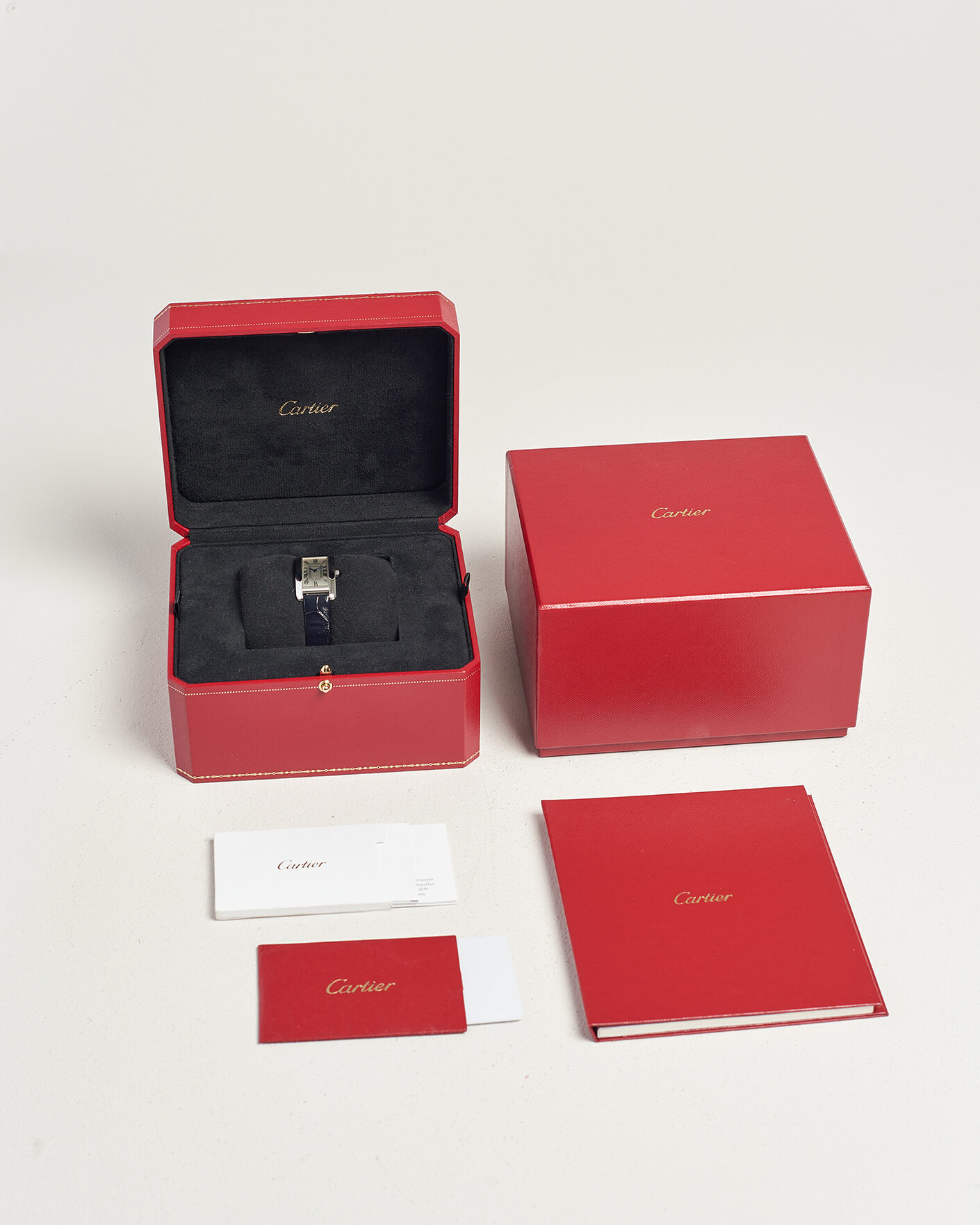 Herre | Pre-Owned & Vintage Watches | Cartier Pre-Owned | Tank Americaine