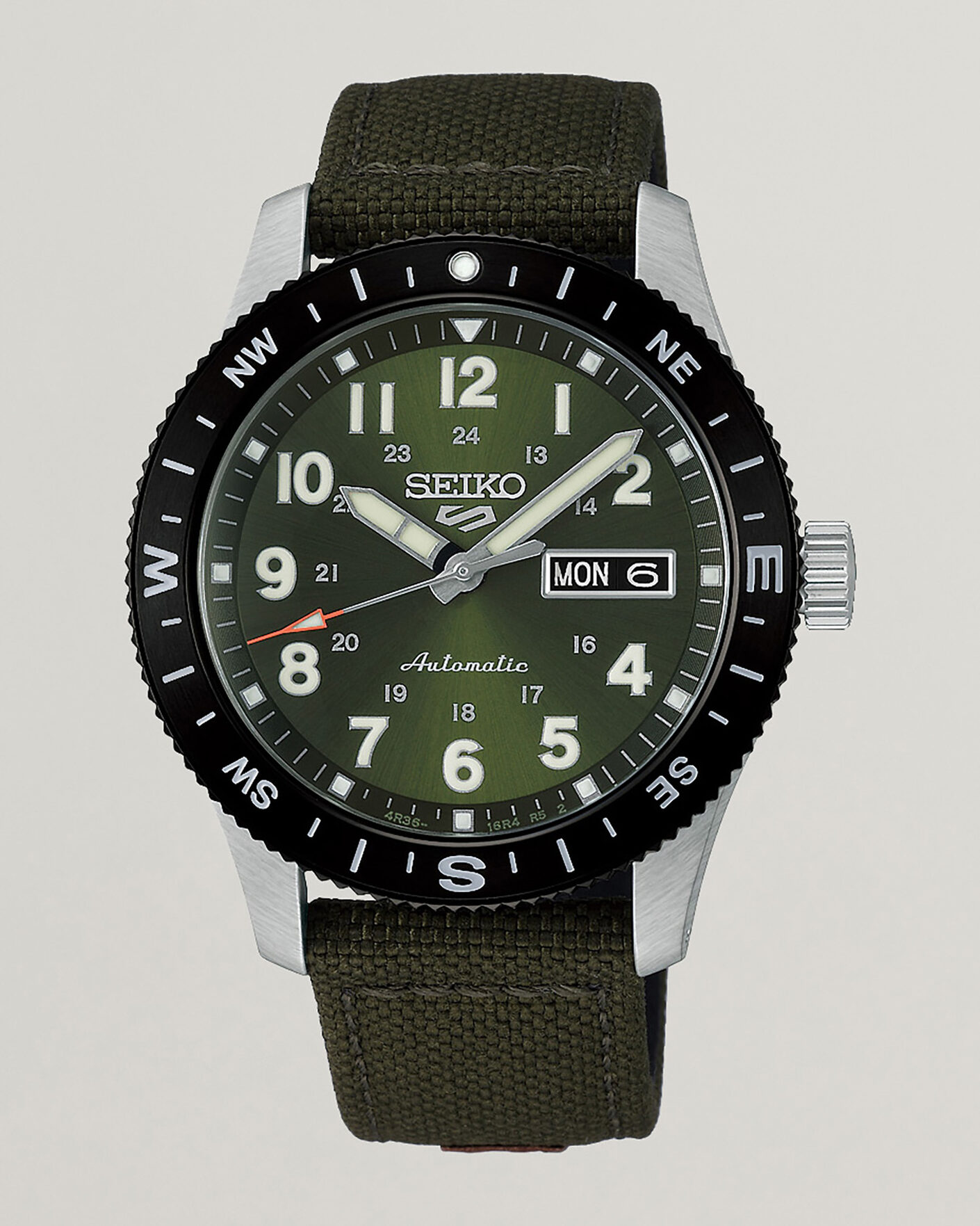 Herre | Seiko 5 Sports Automatic Field Watch 41mm Green Dial | Seiko | 5 Sports Automatic Field Watch 41mm Green Dial