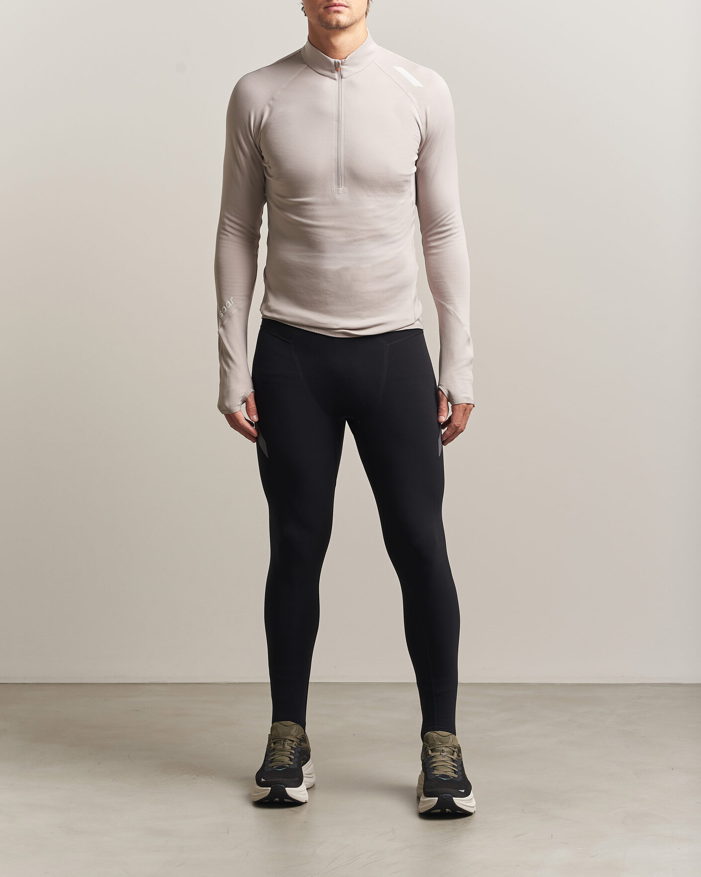 Herre | Trøjer | SOAR Running | Wool Tech Top Opal Grey