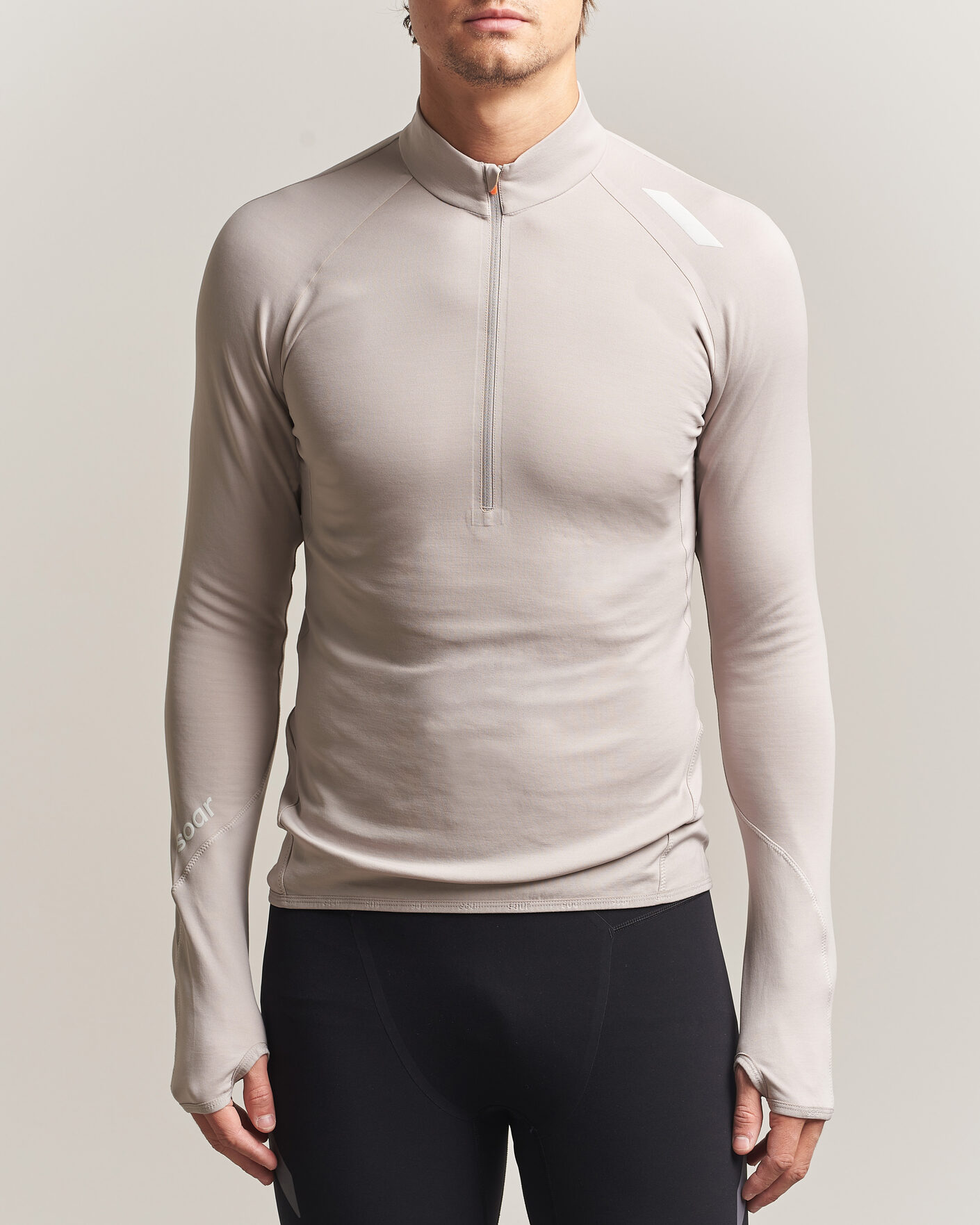 Herre | Trøjer | SOAR Running | Wool Tech Top Opal Grey