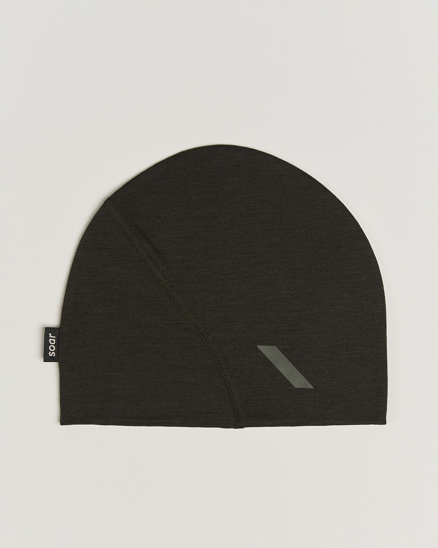 Herre | Huer | SOAR Running | Merino/Silk Beanie Forest