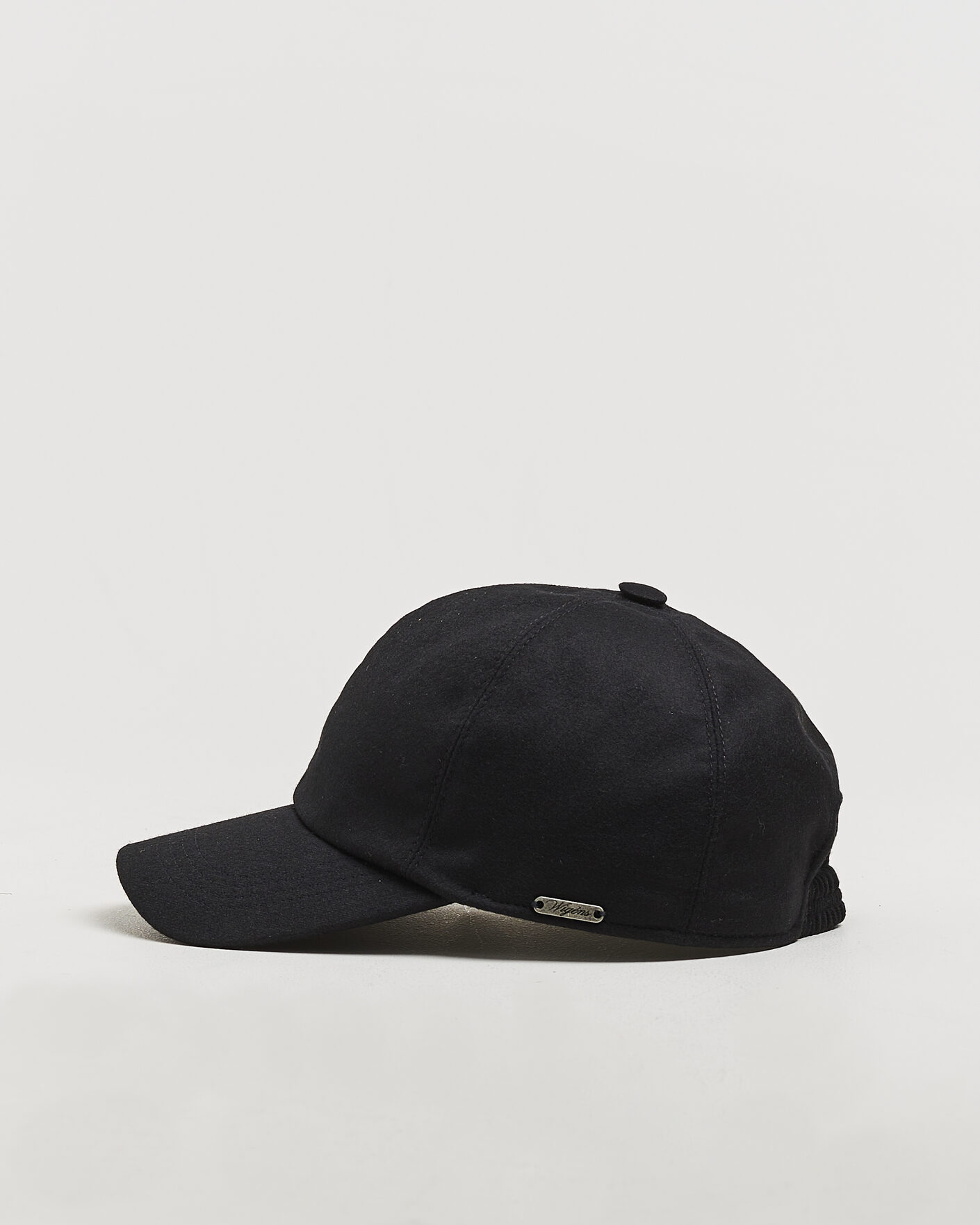 Herre | Hatte & kasketter | Wigéns | Wool/Cashmere Baseball Cap Black