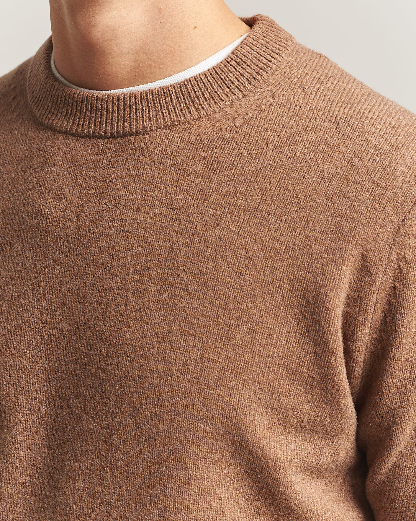 Herre | Trøjer | Samsøe Samsøe | Isak Knitted Crew Neck Lead Gray
