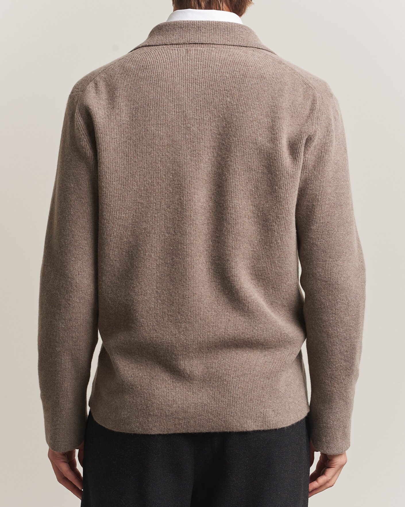 Herre | Blazere & jakker | Oscar Jacobson | Antonio Knitted Blazer Taupe
