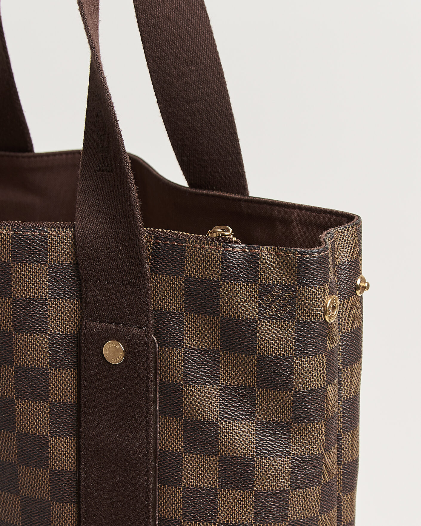 Herre | Pre-Owned & Vintage Bags | Louis Vuitton Pre-Owned | Cabas Bobur Tote Bag Damier Ebene