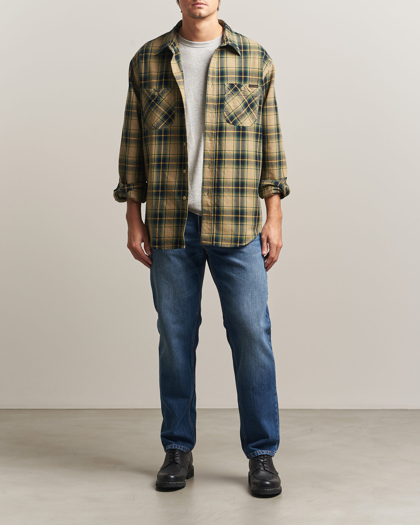 Herre | Skjorter | Nudie Jeans | Julian Checked Worker Shirt Multi