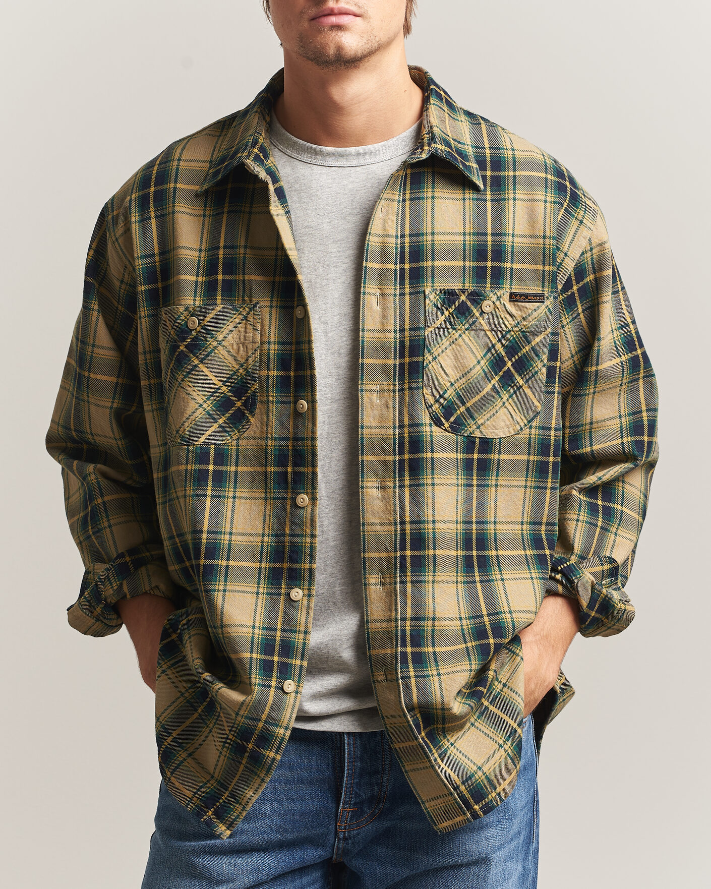 Herre | Skjorter | Nudie Jeans | Julian Checked Worker Shirt Multi