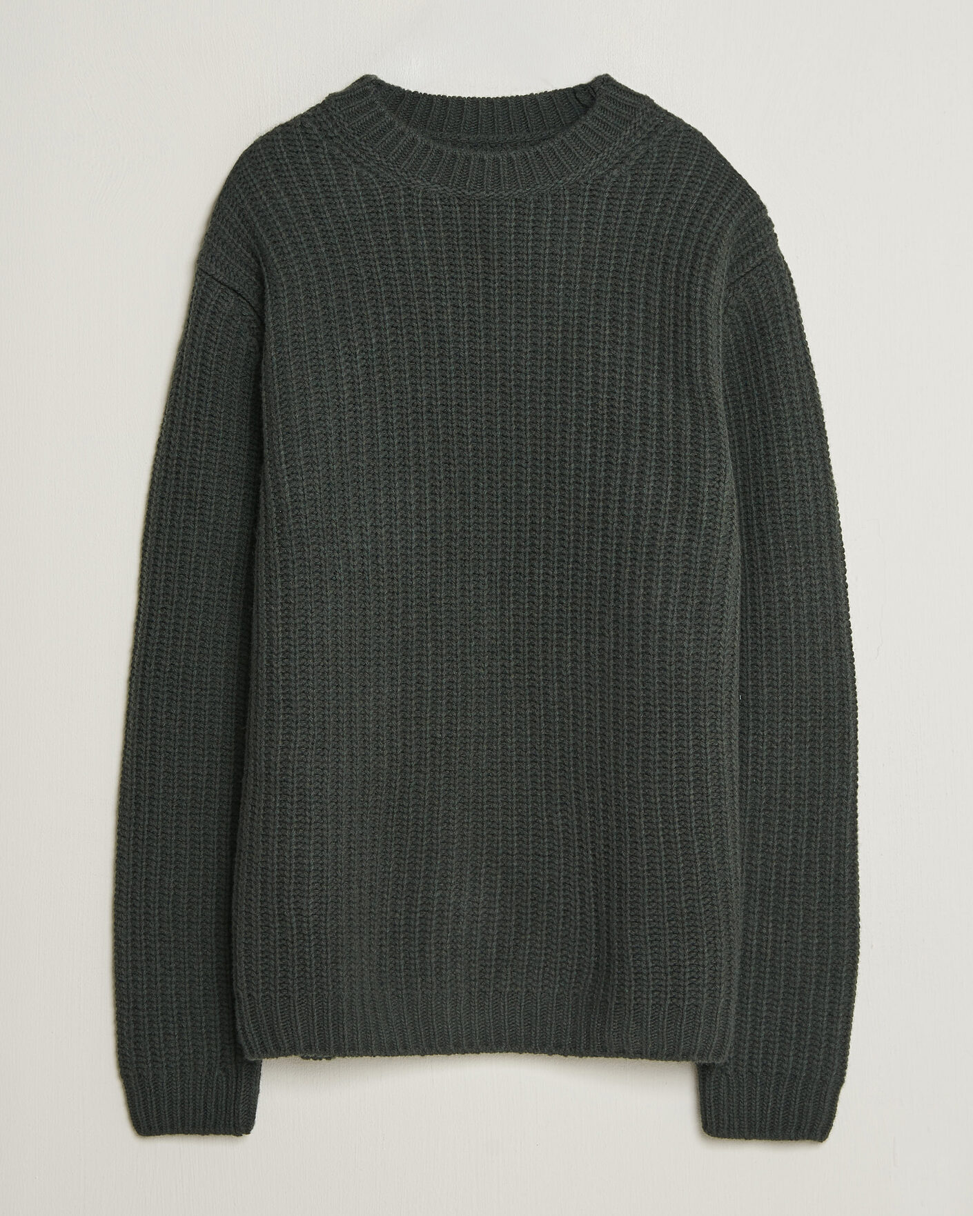 Herre | Trøjer | Nudie Jeans | Gurry Chunky Knitted Sweater Racing Green
