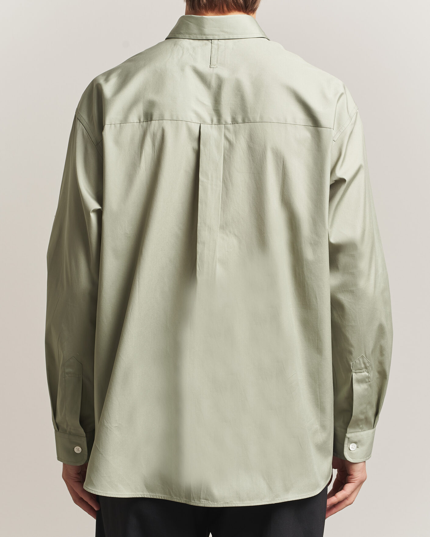 Herre | Skjorter | NN07 | Skyler Relaxed Fit Supima Cotton Shirt Pale Green